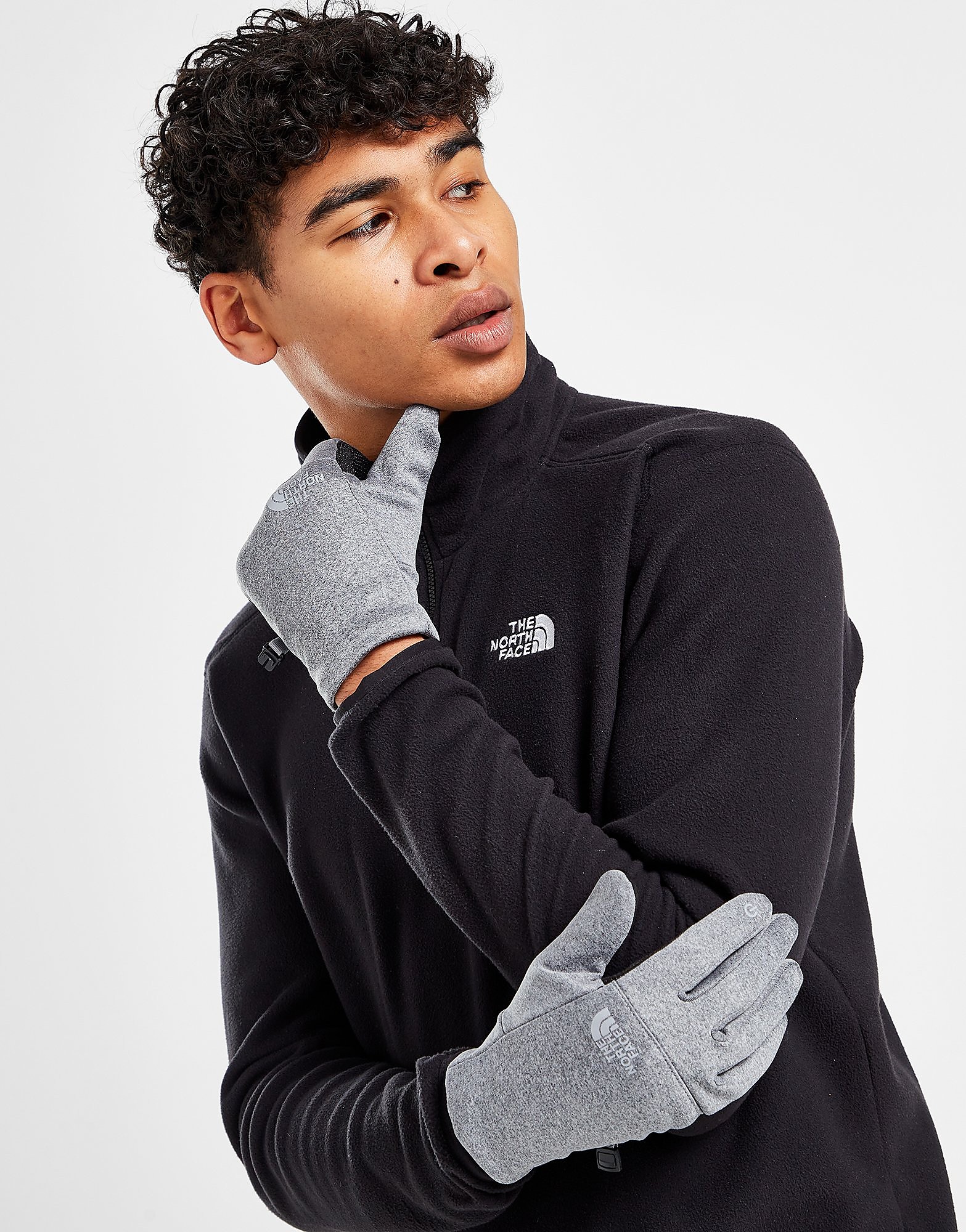 

The North Face Etip Recycled Gloves - Grey - Womens, Grey