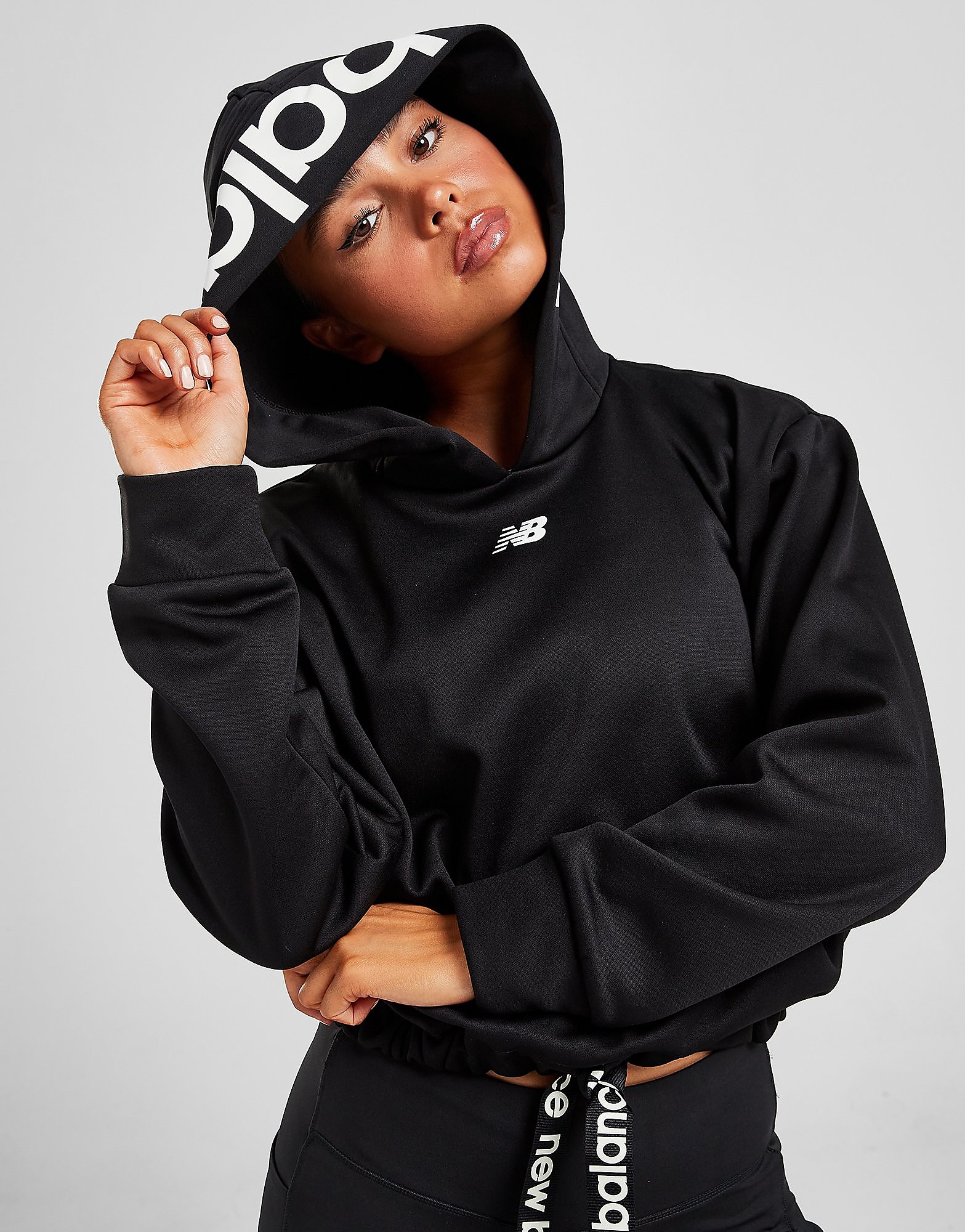 

New Balance Train Fleece Overhead Hoodie - Blac - Womens, Blac