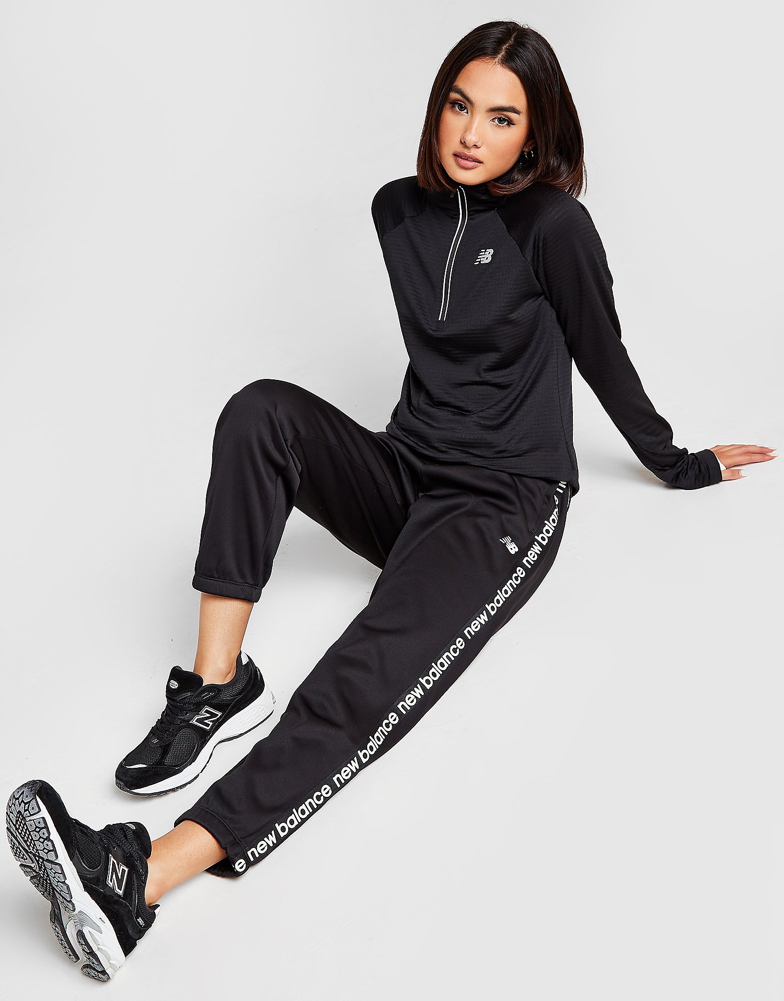 

New Balance Relentless Fleece Track Pants - Black - Womens, Black
