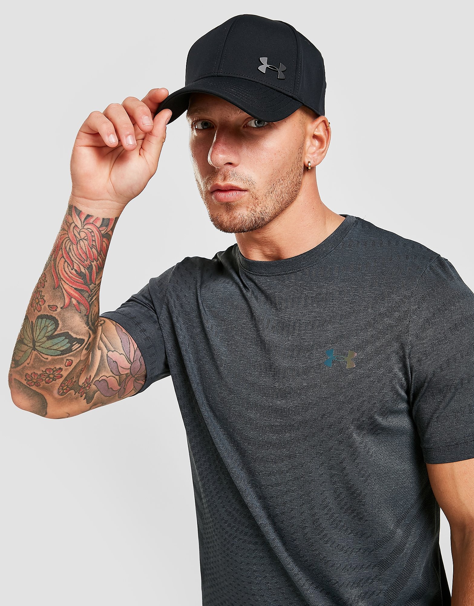 

Under Armour Rush Illusion T-Shirt - Black - Mens, Black