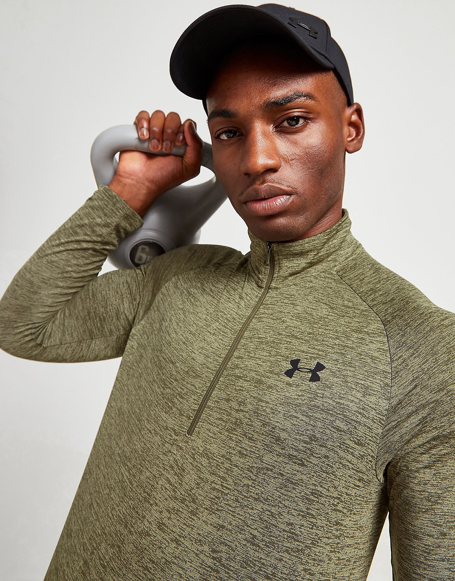 

Under Armour Tech 1/4 Zip Top - Marine OD Green/= - Mens, Marine OD Green/=