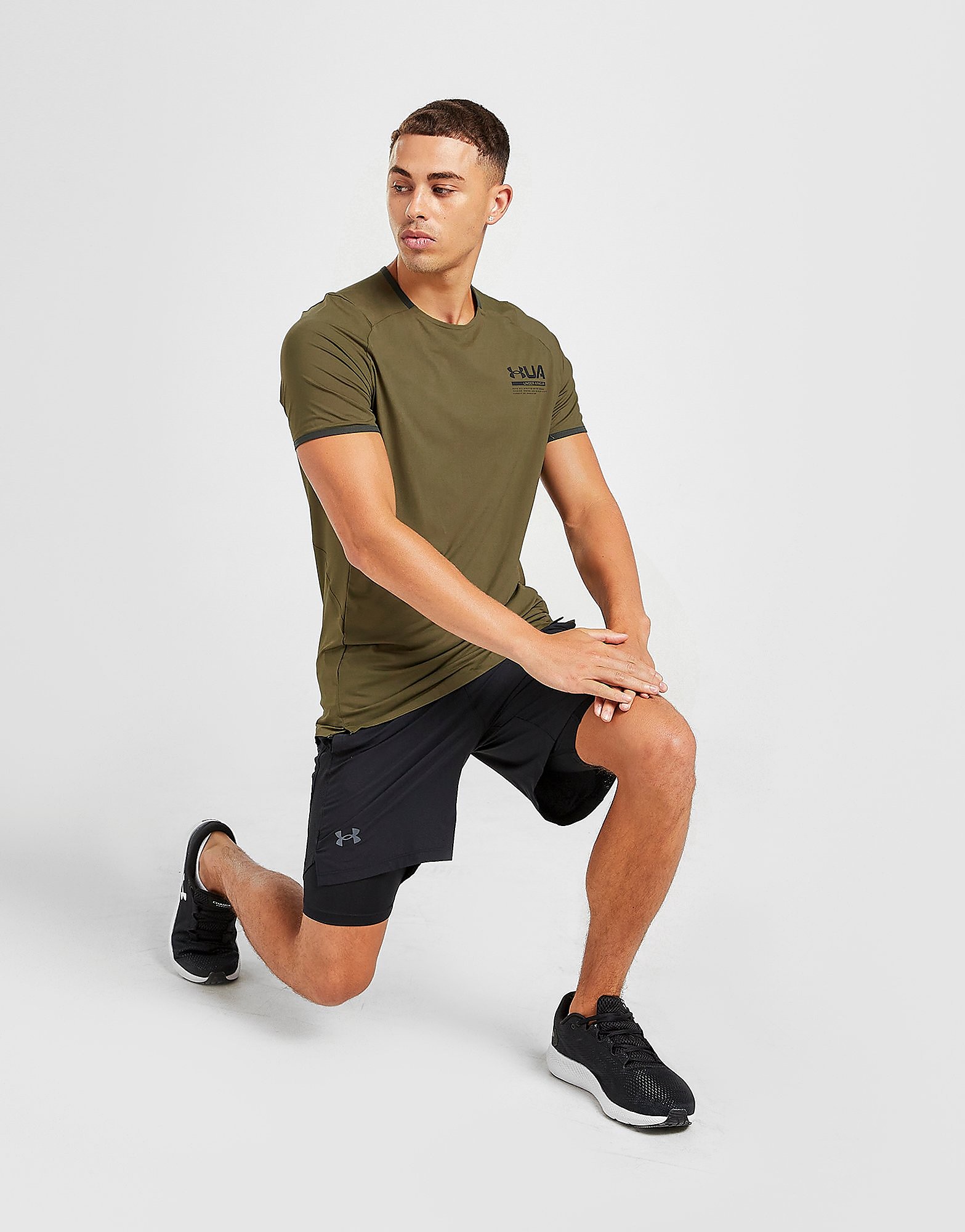 Under Armour Iso-Chill T-Shirt - Green - Mens, Green