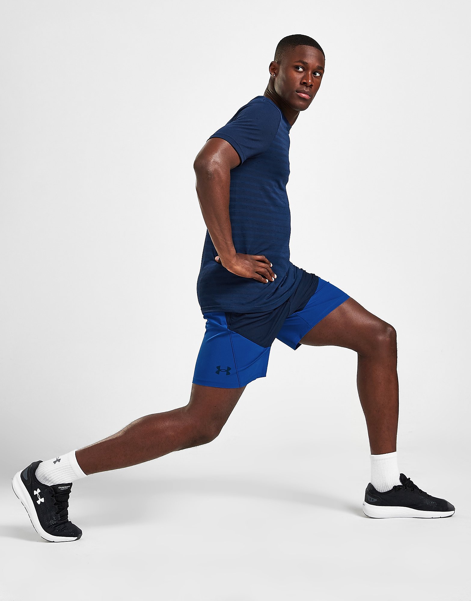 

Under Armour Woven Hybrid Shorts - Blue - Mens, Blue