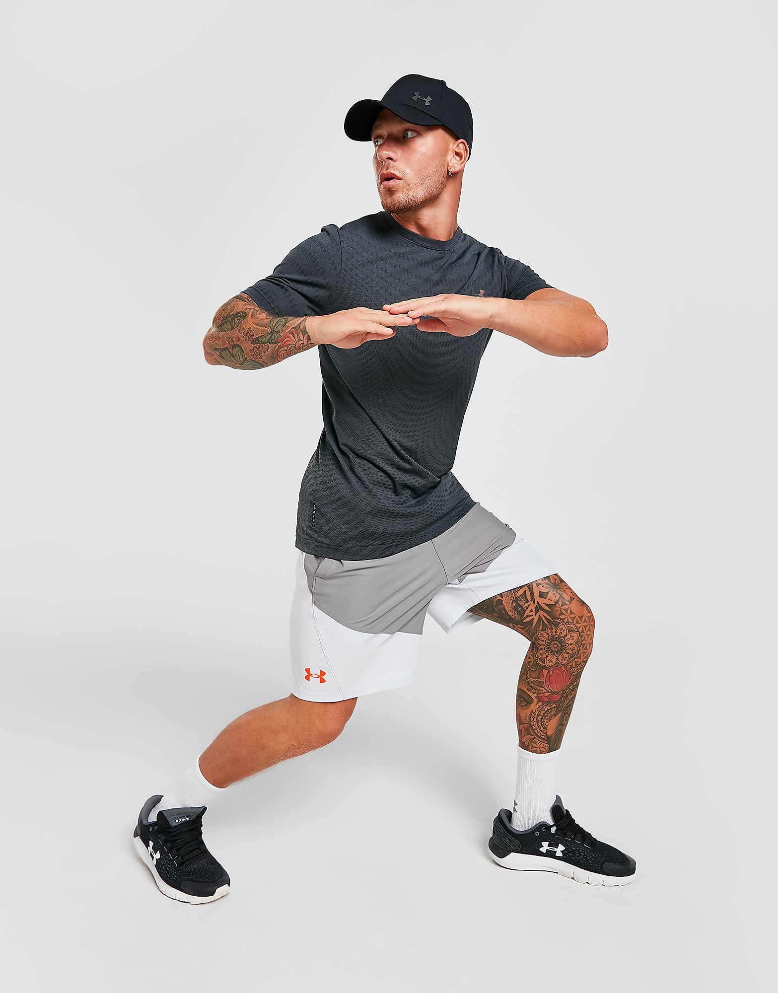 

Under Armour Woven Hybrid Shorts - Grey - Mens, Grey
