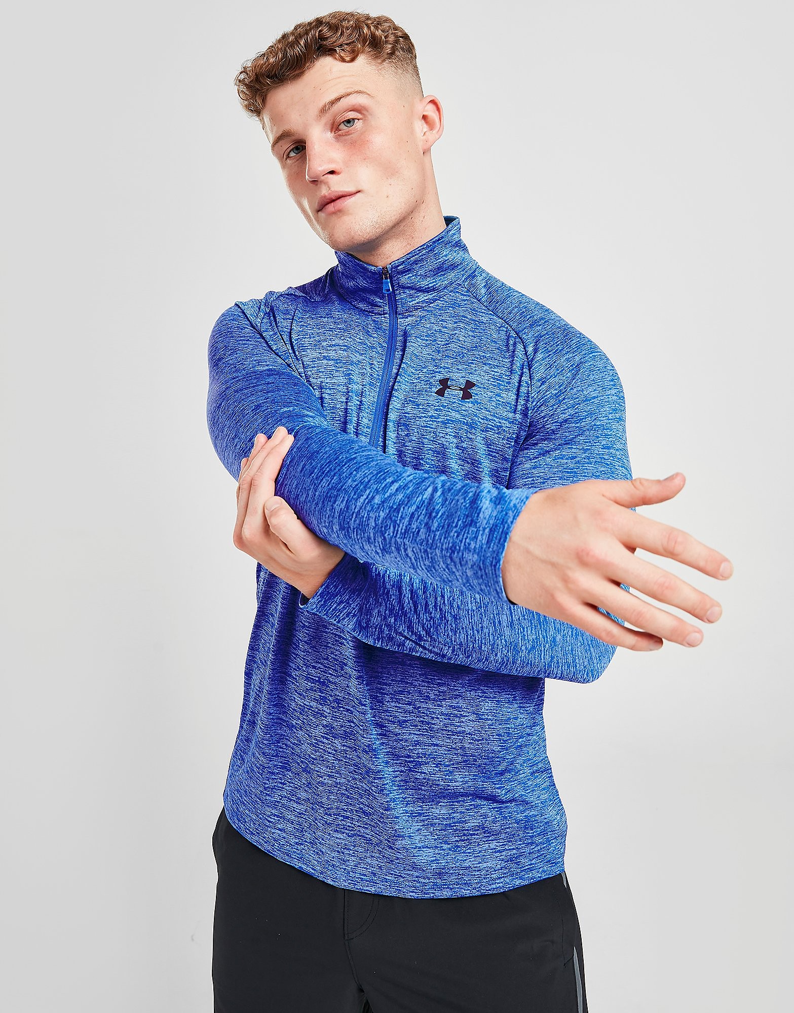 

Under Armour Tech 1/4 Zip Top - Tech Blue - Mens, Tech Blue