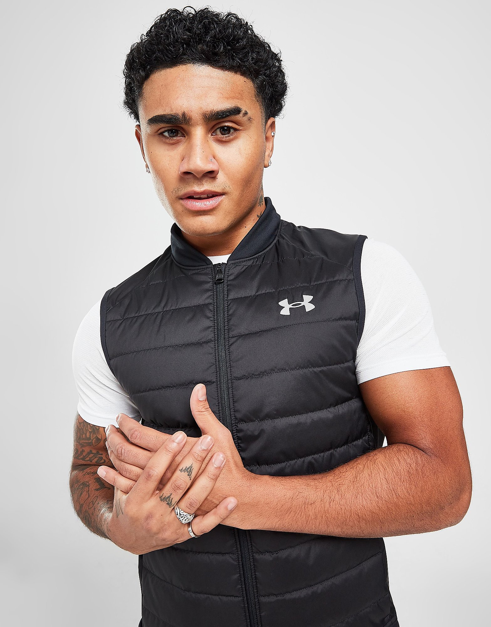 

Under Armour Run Insulated Gilet - Black - Mens, Black