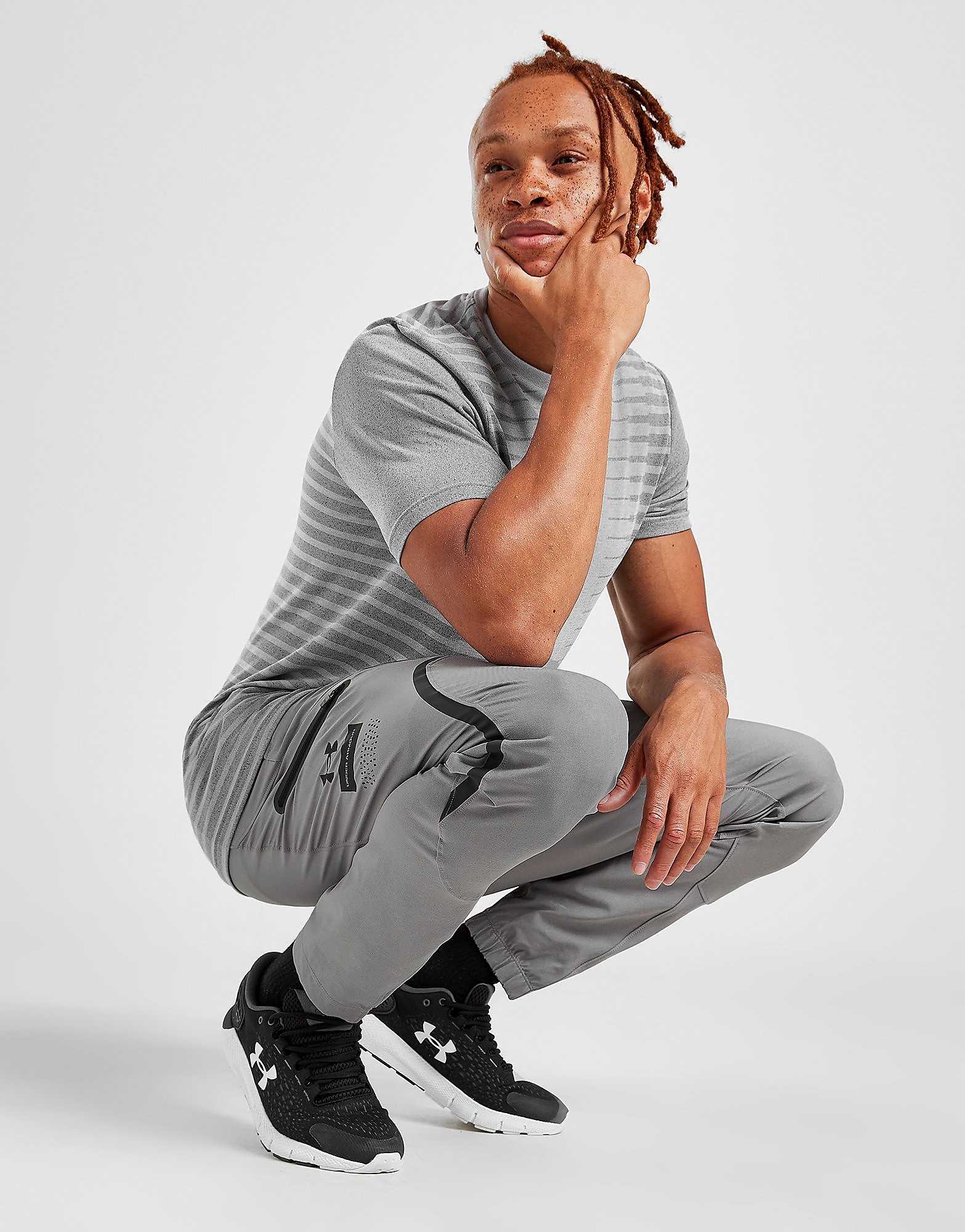 Under Armour Unstoppable Woven Cargo Pants - Grey - Mens, Grey