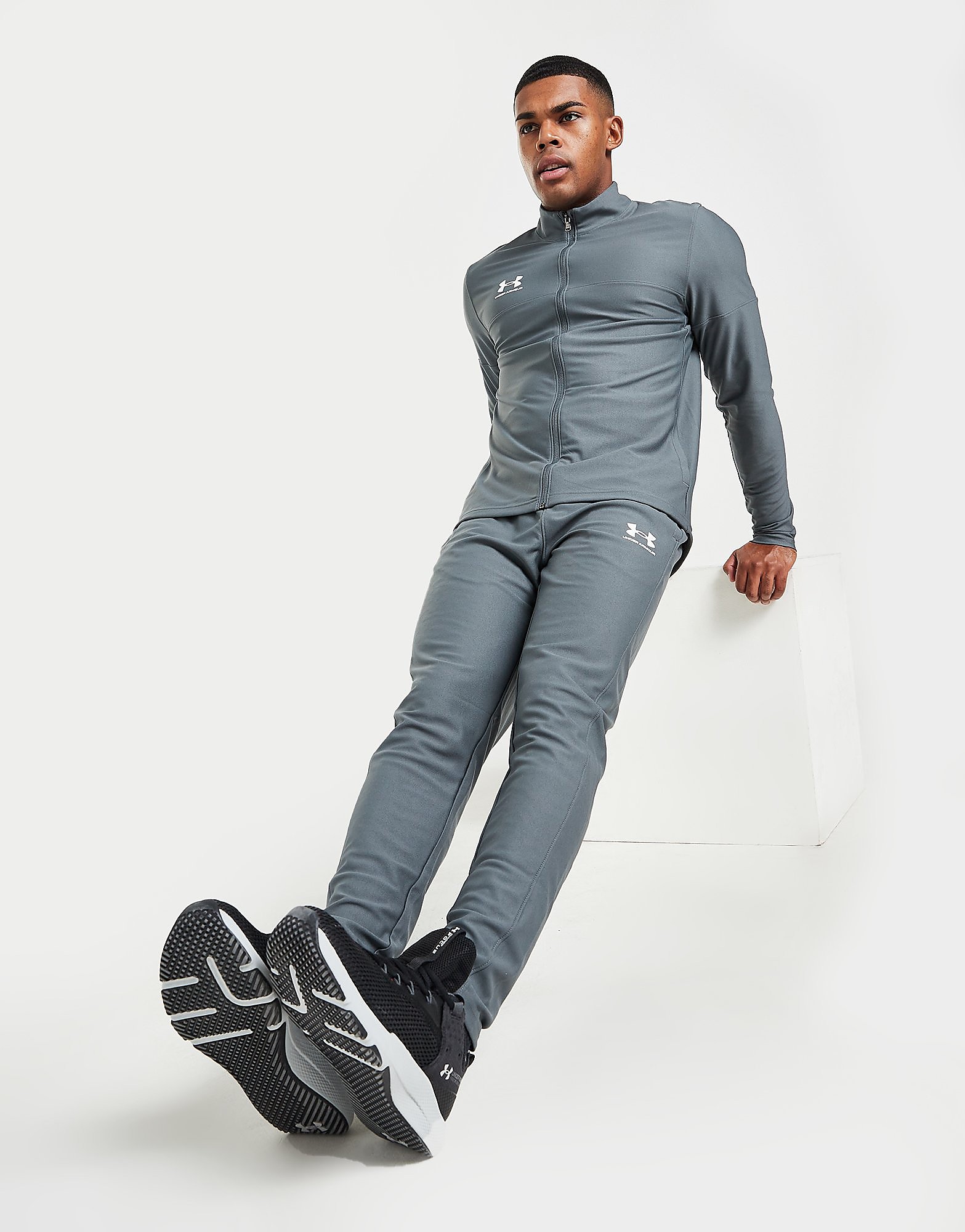 Under Armour Challenger Tracksuit - Jet Gray - Mens, Jet Gray
