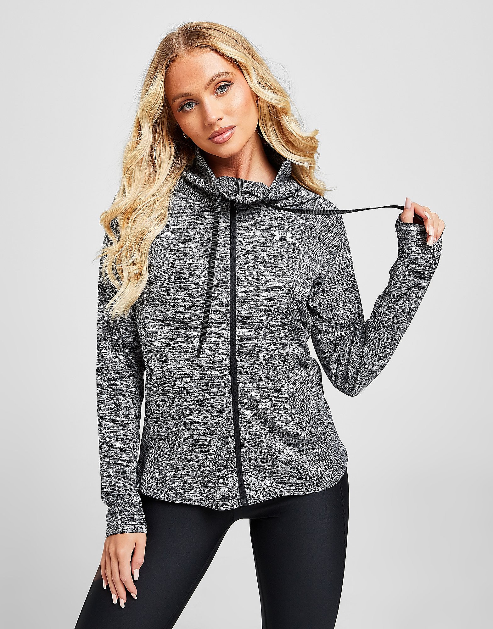 

Under Armour Tech Twist Full Zip Track Top - Black - Womens, Black