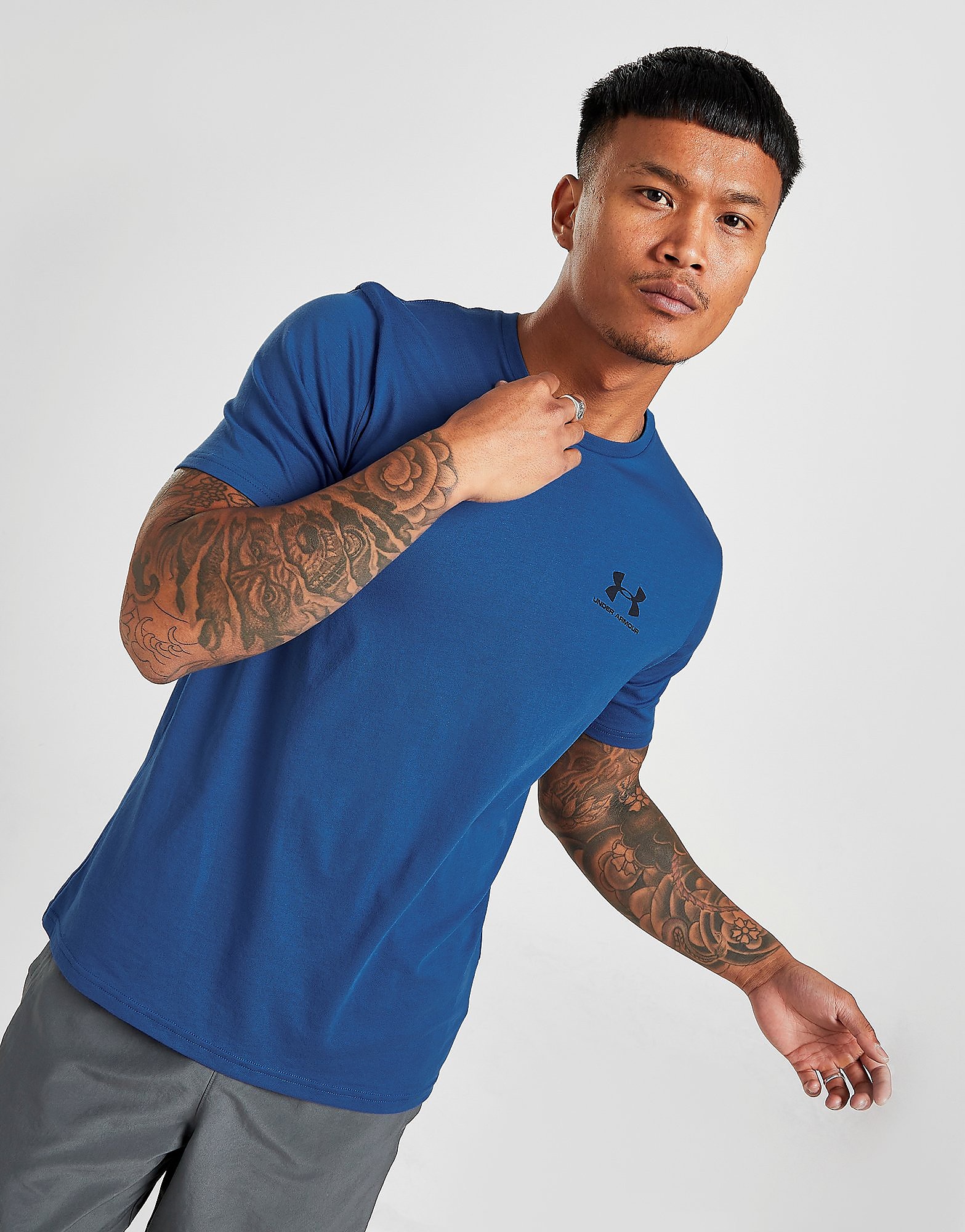 

Under Armour Sportstyle T-Shirt - Tech Blue - Mens, Tech Blue