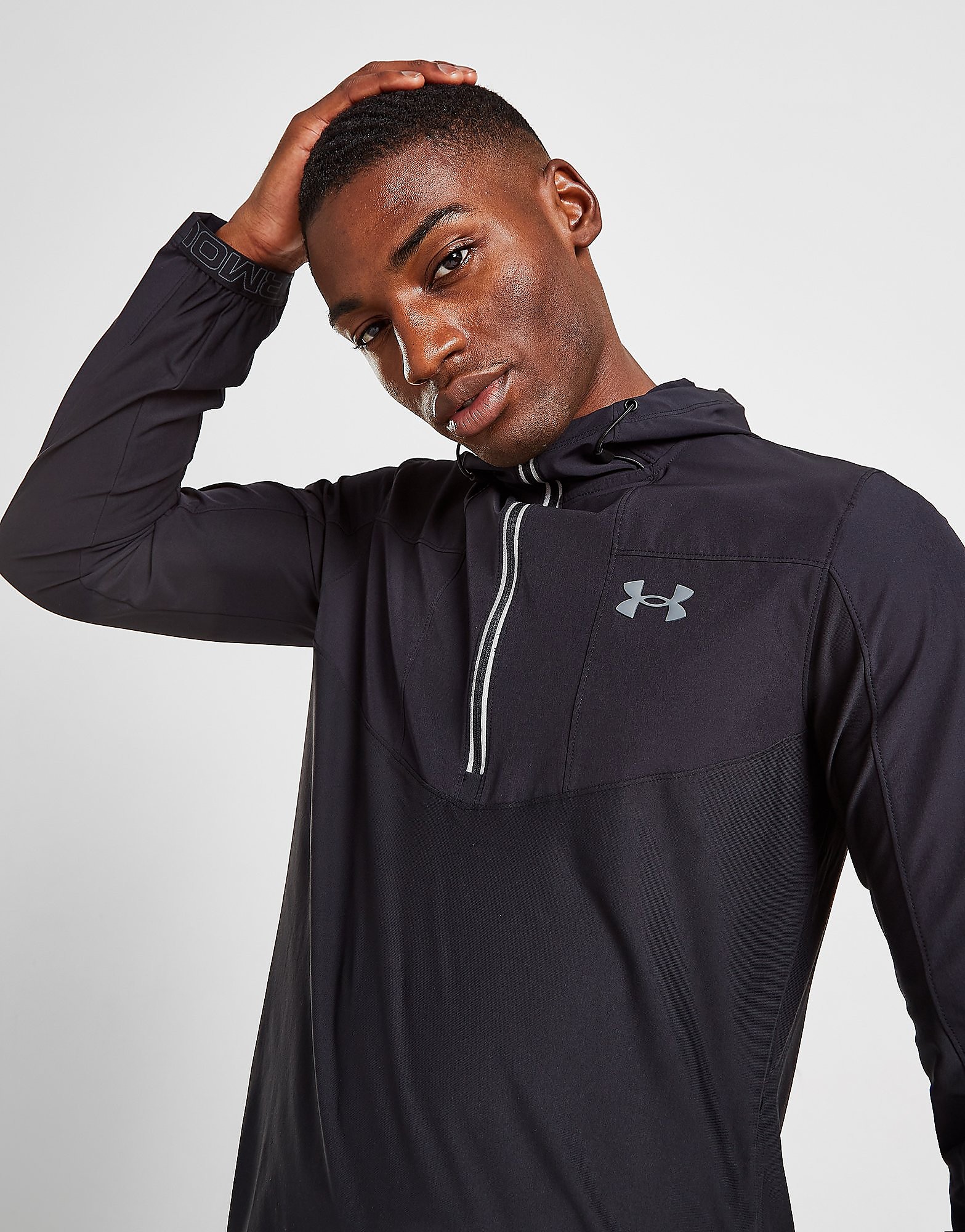

Under Armour Vanish 1/2 Zip Hoodie - Only at JD - Black - Mens, Black