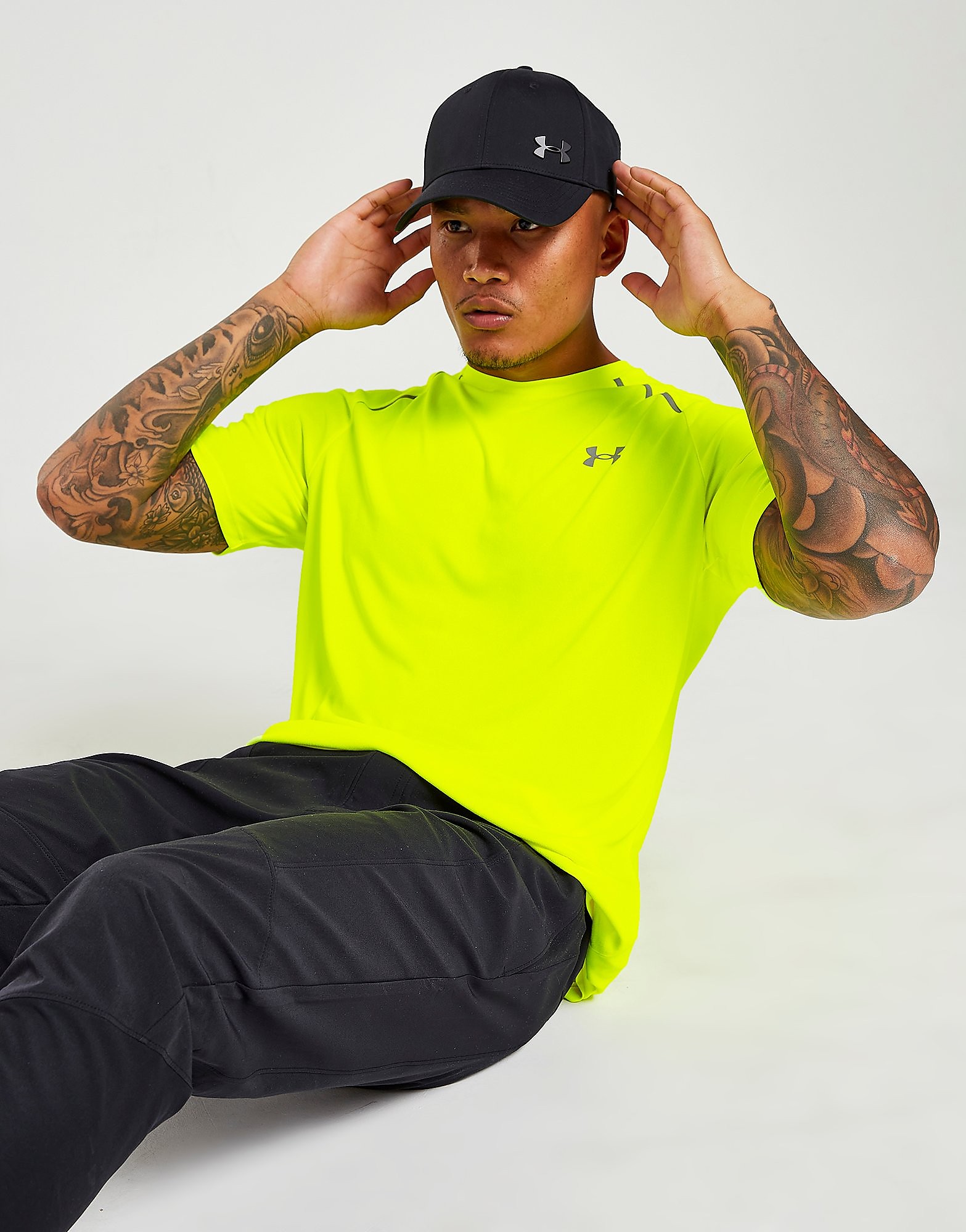 

Under Armour Tech Reflective T-Shirt - Only at JD - Green, Green