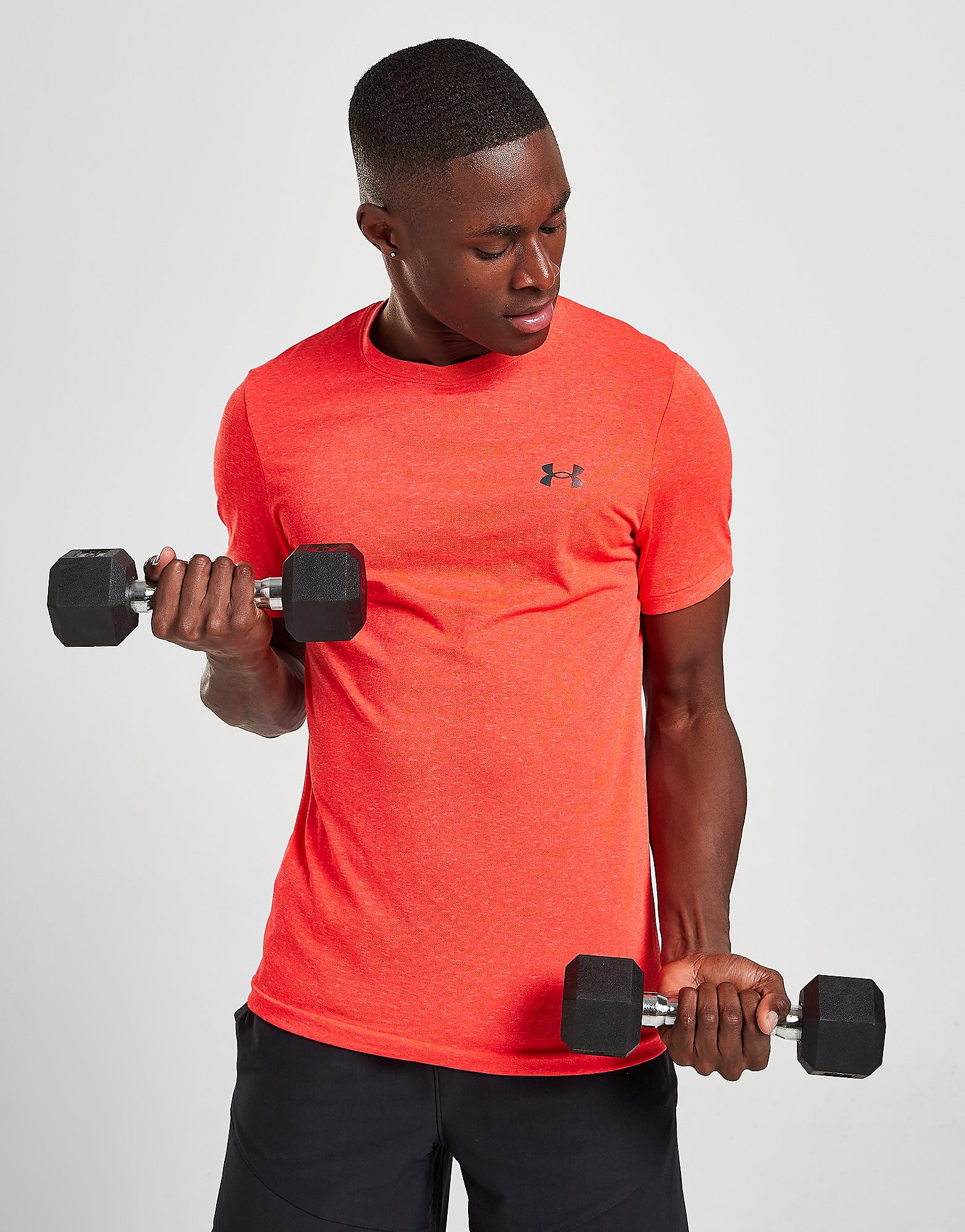 

Under Armour Rush Seamless Illusion T-Shirt - Orange - Mens, Orange