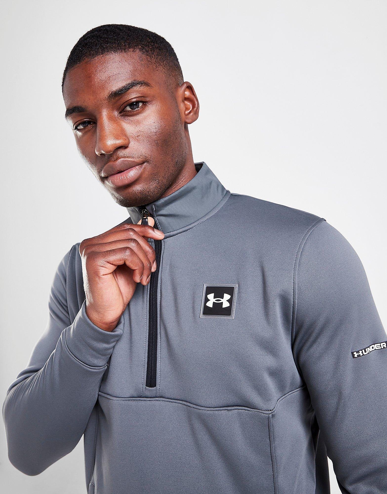

Under Armour UA Armour Fleece 1/2 Zip Track Top - Only at JD - Grey - Mens, Grey