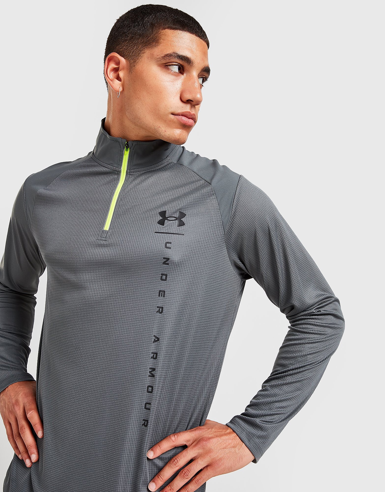 

Under Armour Quadra 1/4 Zip Top - Only at JD - Grey - Mens, Grey