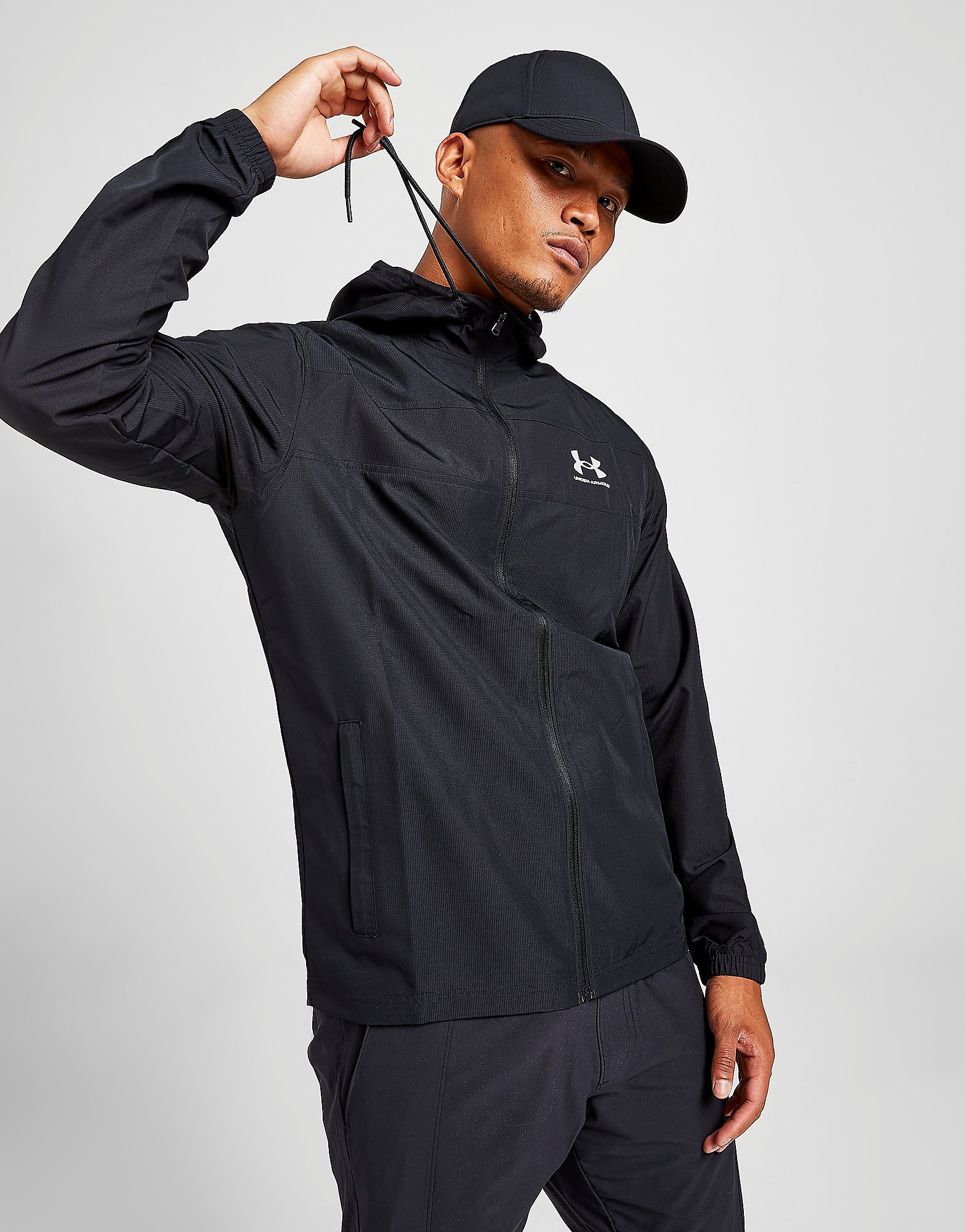 Under Armour Casaco Sportstyle Windbreaker - Only at JD - Preto - Mens, Preto