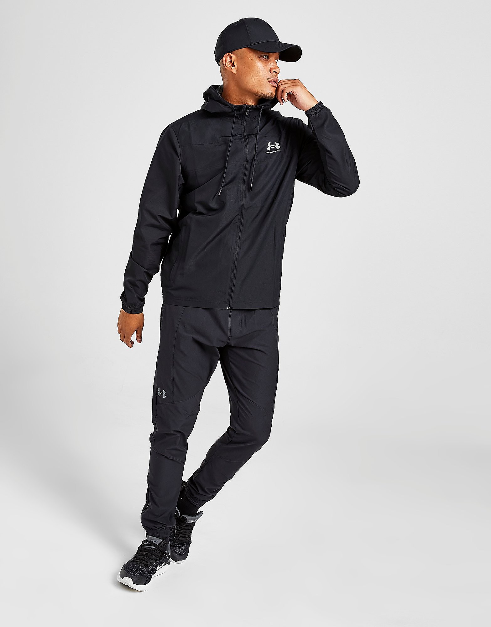 

Under Armour Sportstyle Windbreaker Jacket - Only at JD - Black - Mens, Black