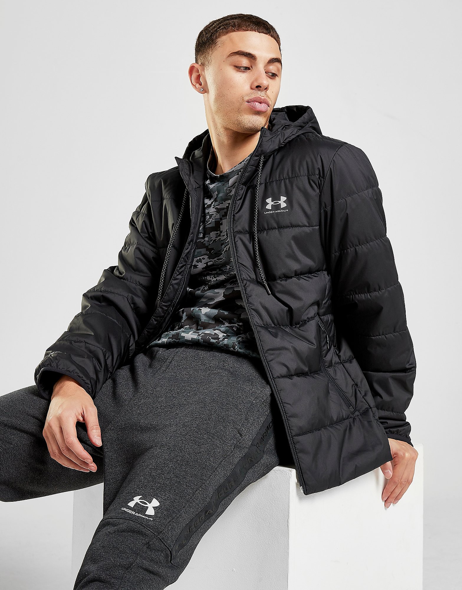 

Under Armour Insulated Jacket - Black - Mens, Black