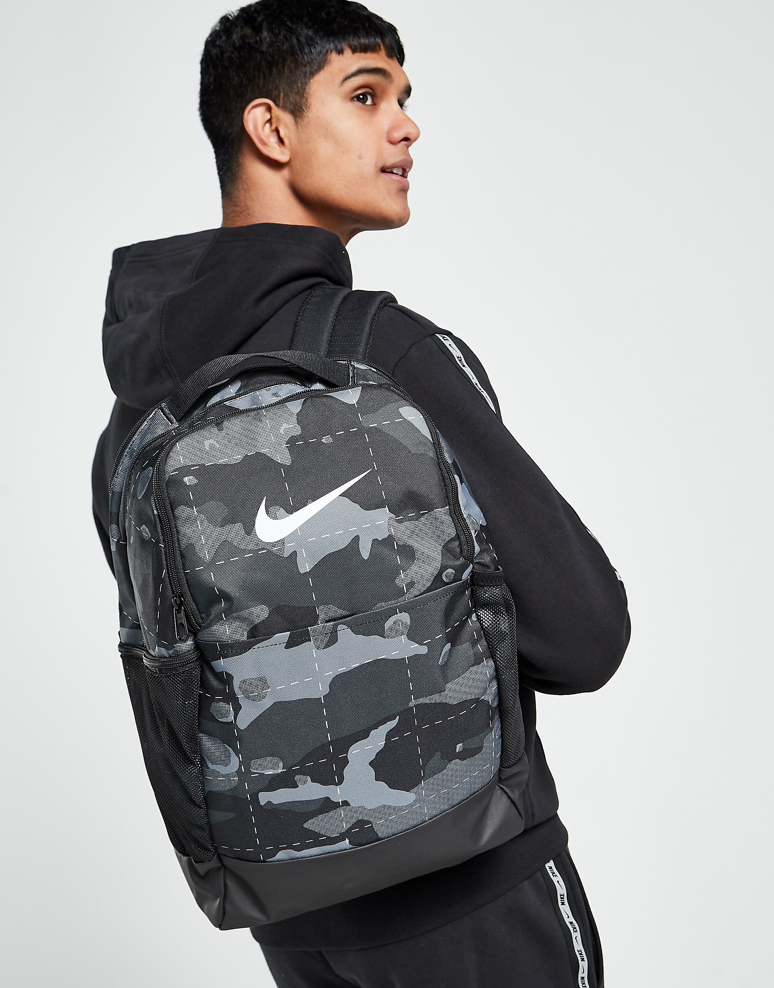 

Nike Brasilia Backpack - Smoke Grey/Black/White - Womens, Smoke Grey/Black/White