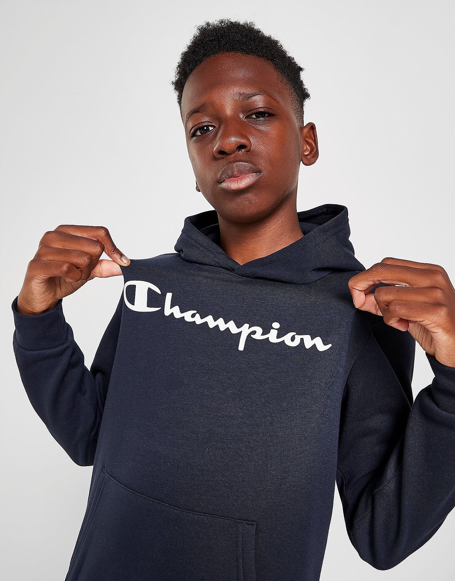 

Champion Legacy Overhead Hoodie Junior - Blue - Kids, Blue