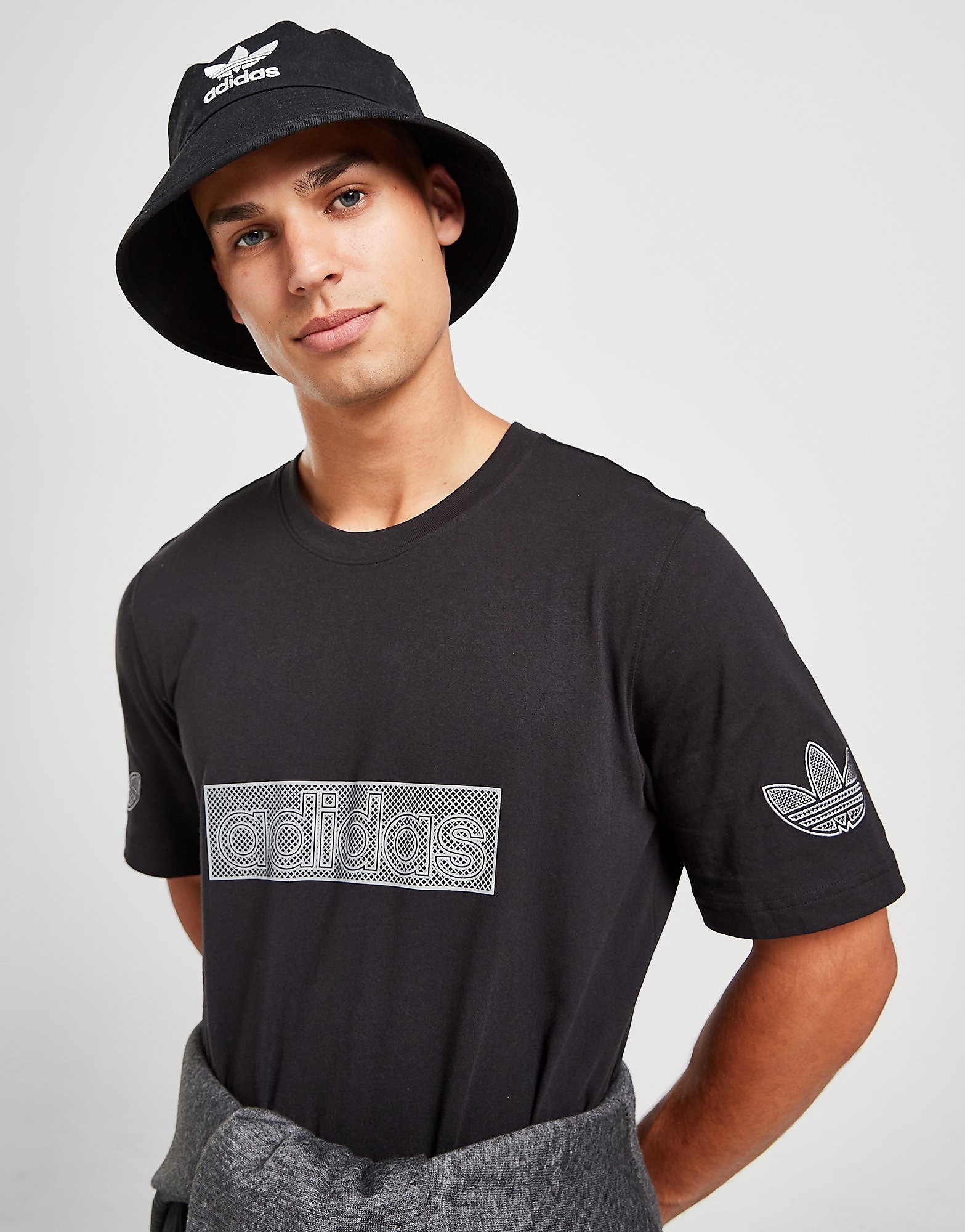 

adidas Originals Metal Logo T-Shirt - Black - Mens, Black