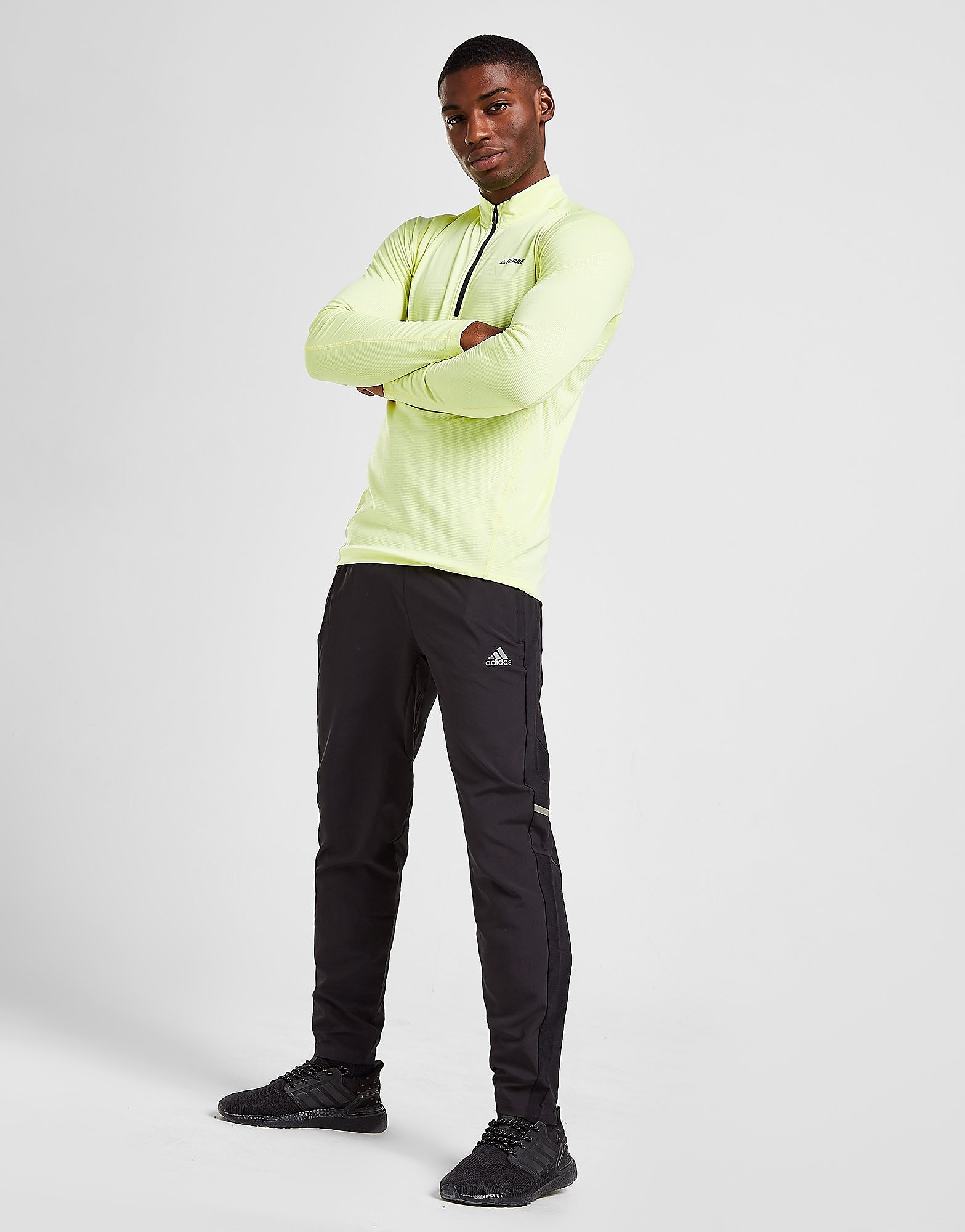 

adidas Own The Run Track Pants - Black - Mens, Black