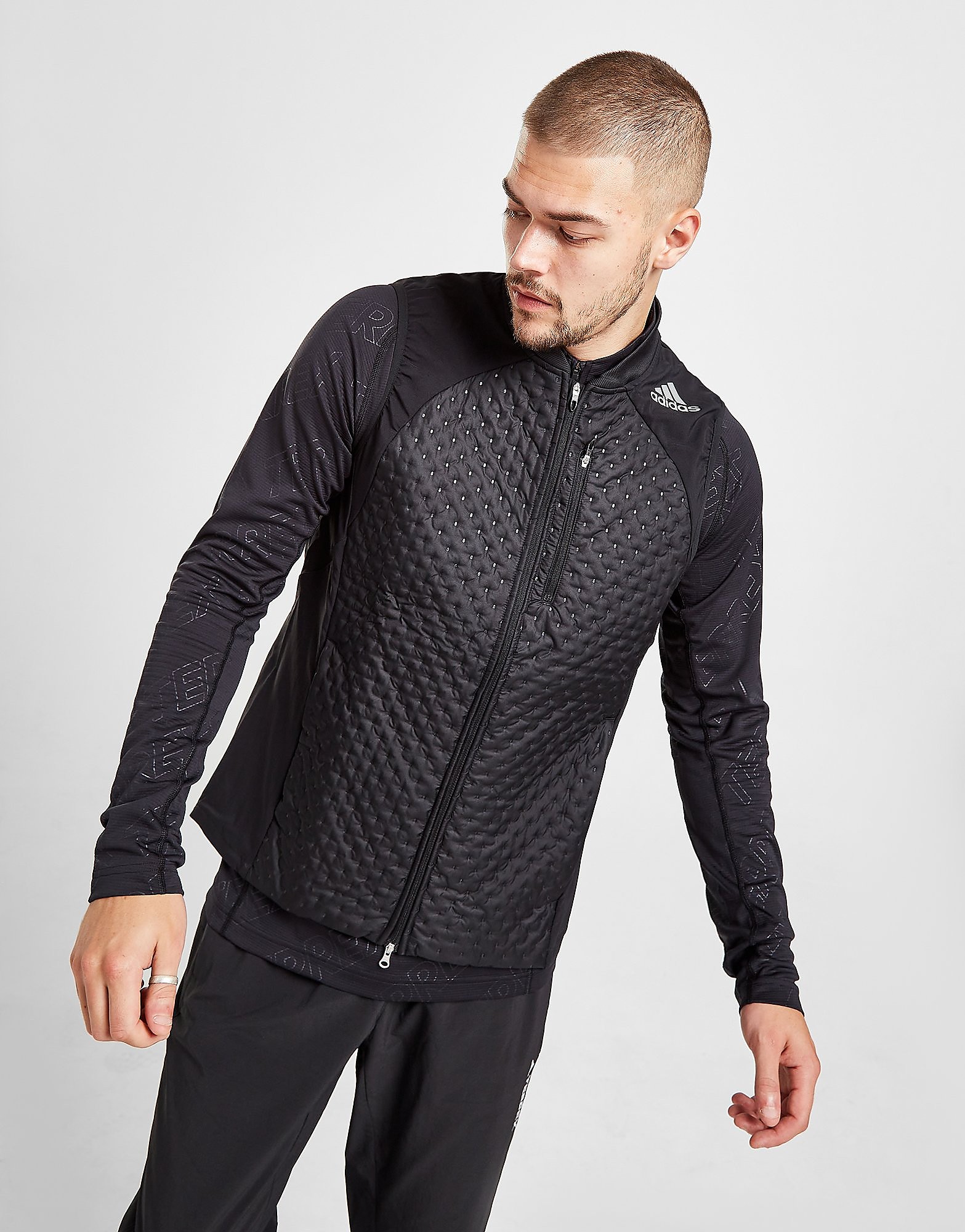 

adidas Adizero Vest - Black - Mens, Black