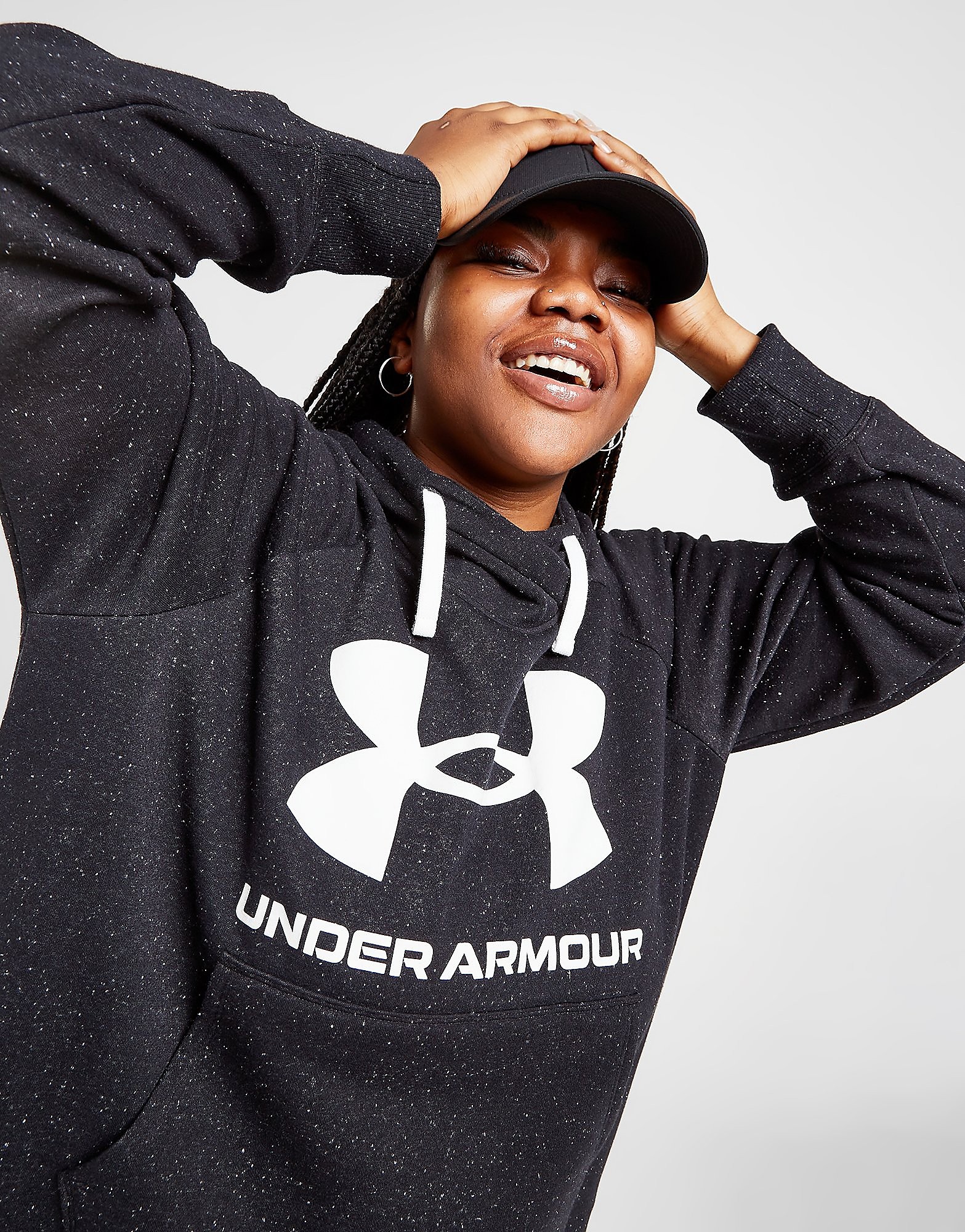 

Under Armour Plus Size Rival Overhead Hoodie - Black - Womens, Black