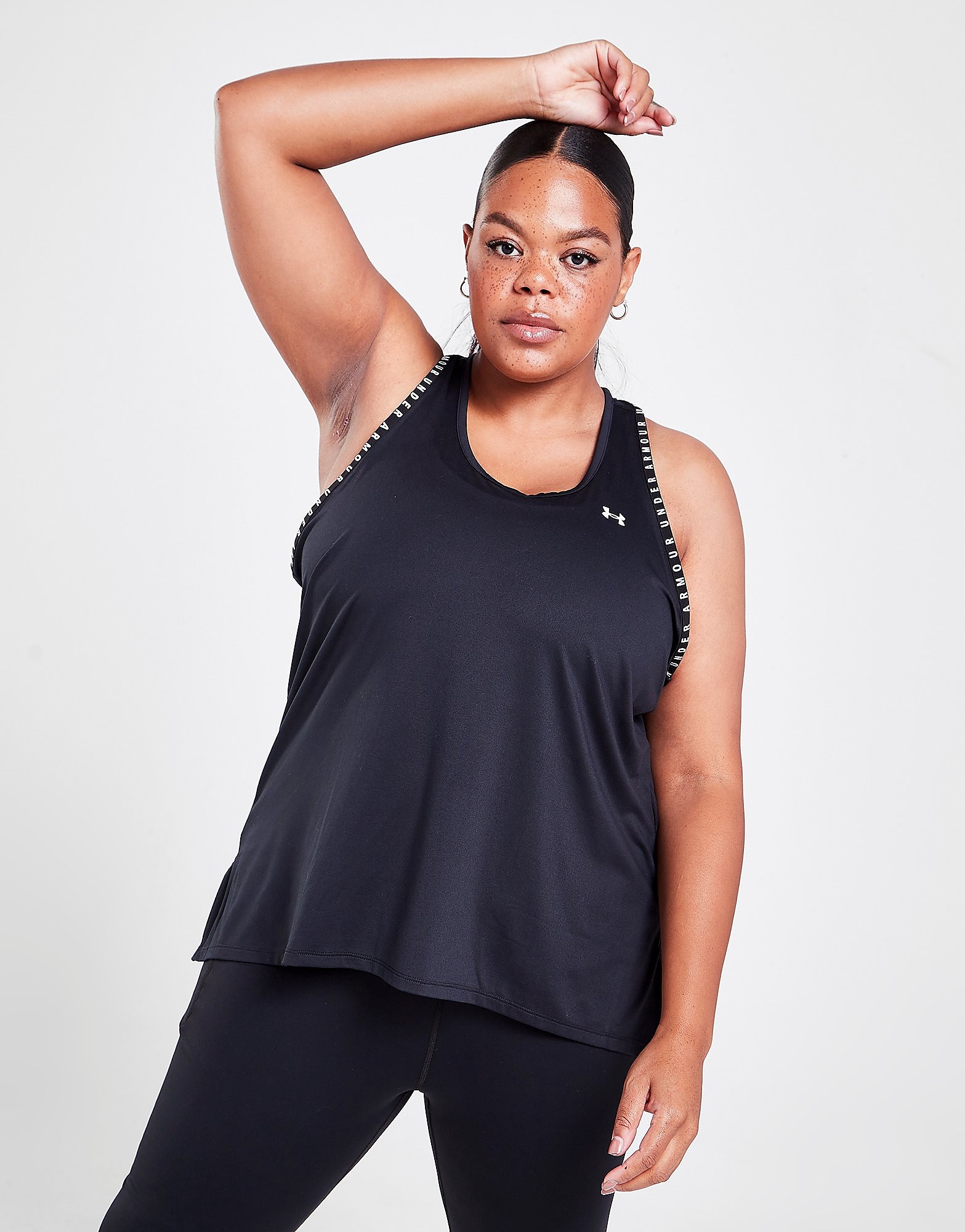 

Under Armour Plus Size Knockout Tank Top - Black - Womens, Black