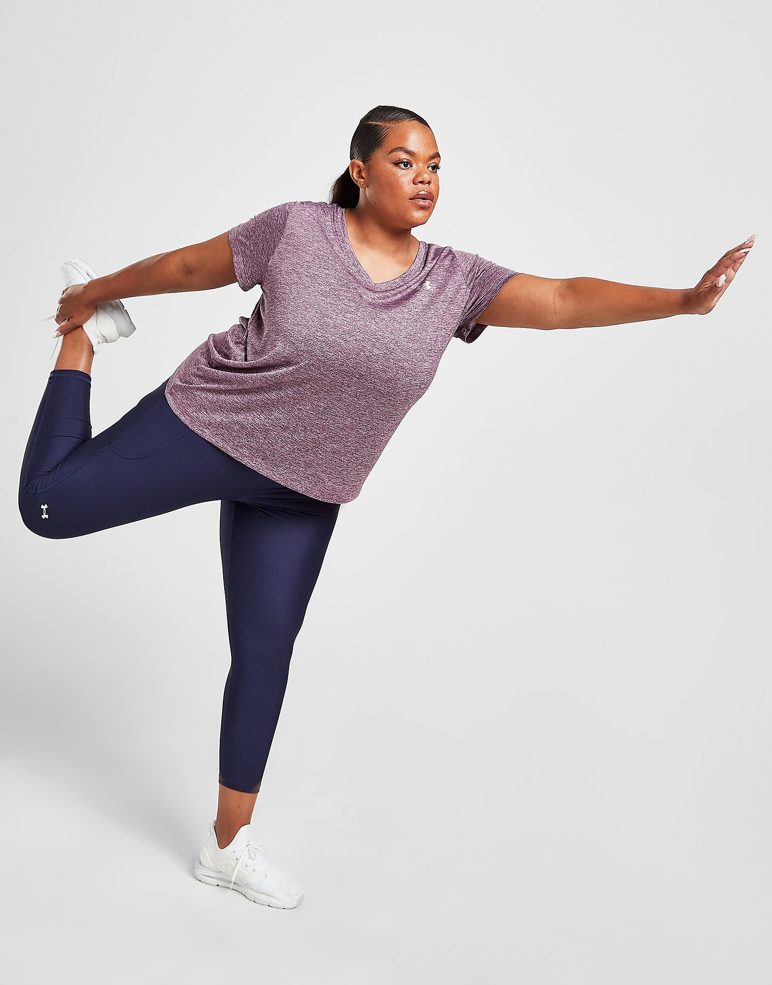 

Under Armour Plus Size HeatGear Armour Tights - Navy - Womens, Navy