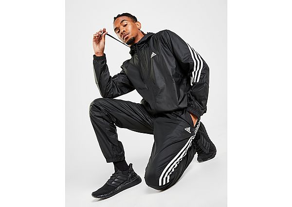 Adidas Speed Woven Tracksuit - Black / Black - Mens, Black / Black