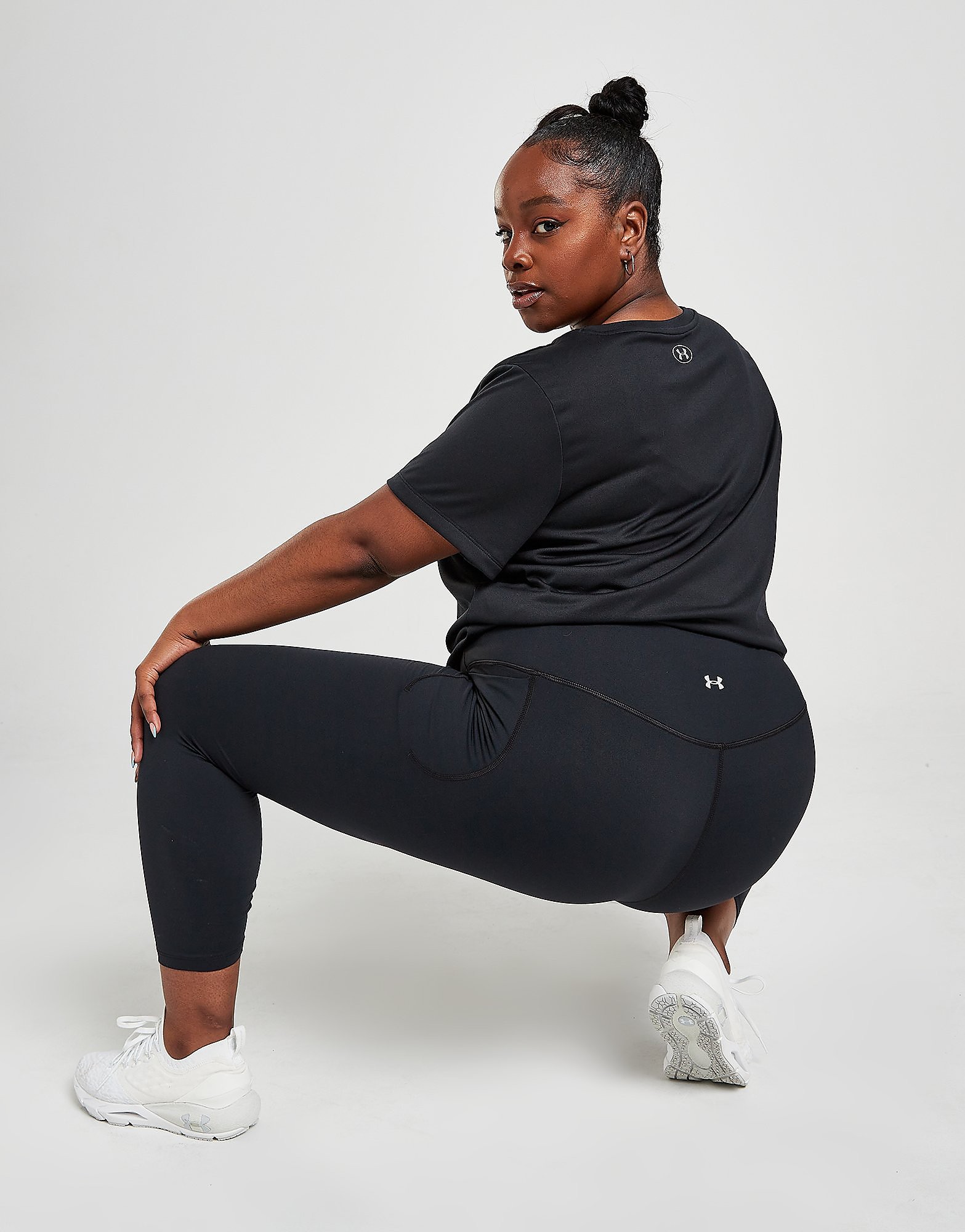 

Under Armour Plus Size Meridian Ankle Tights - Black - Womens, Black
