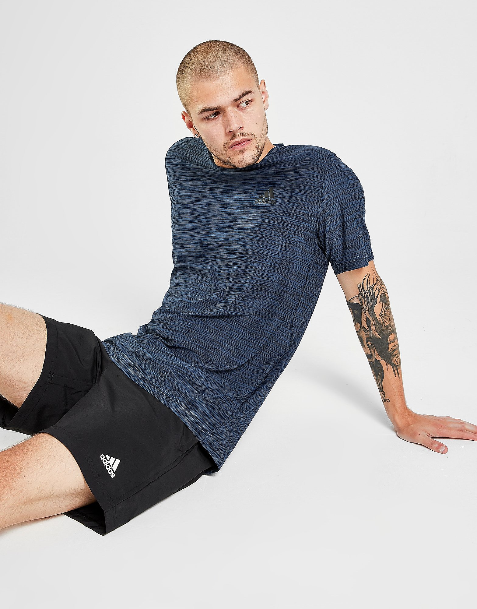 

adidas Core Heather Poly T-Shirt - Mens