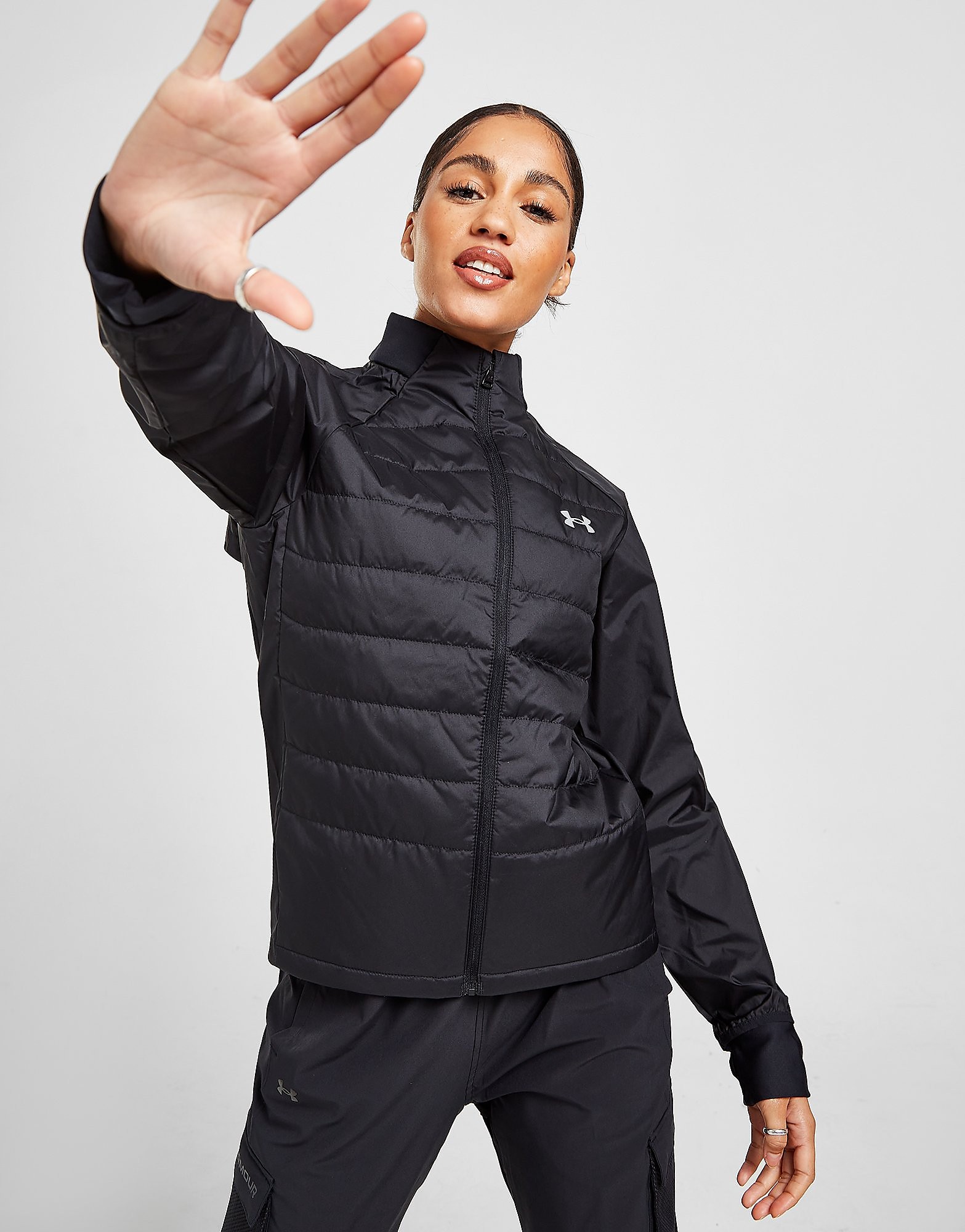 

Under Armour run insulate hybrid jacket - Black - Womens, Black