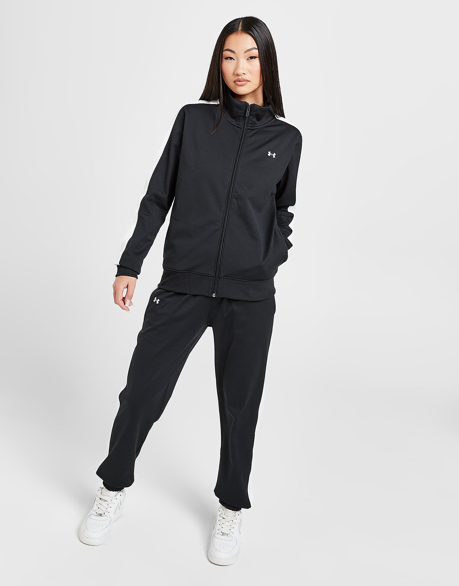 

Under Armour Tricot Tracksuit - Black - Womens, Black