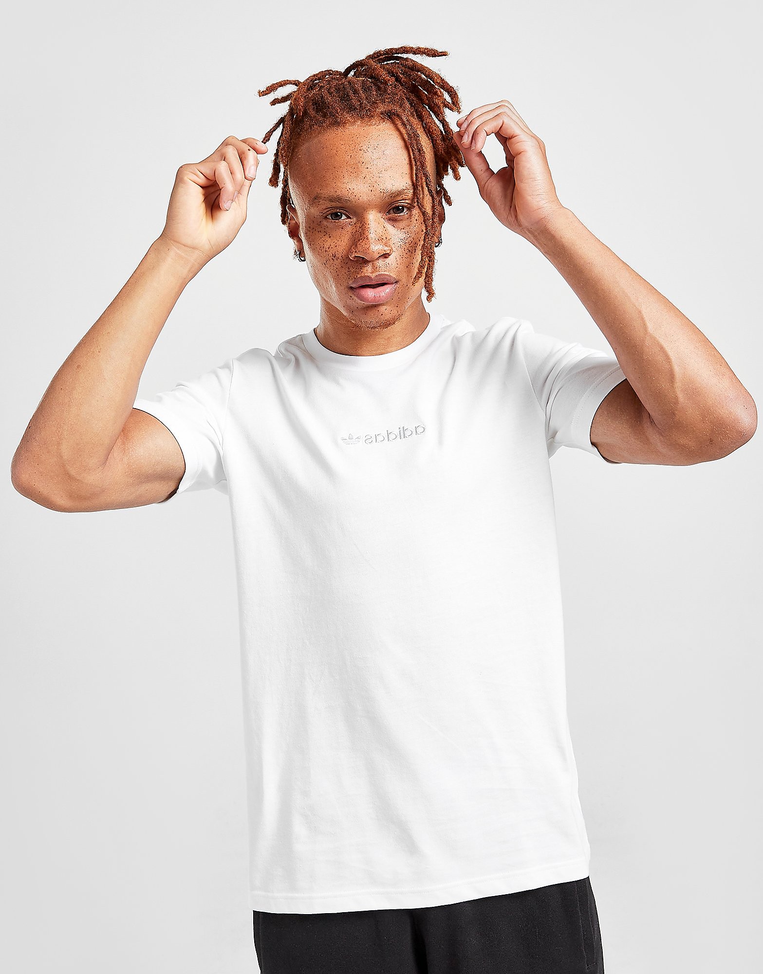 

adidas Originals Linear T-Shirt - White - Mens, White