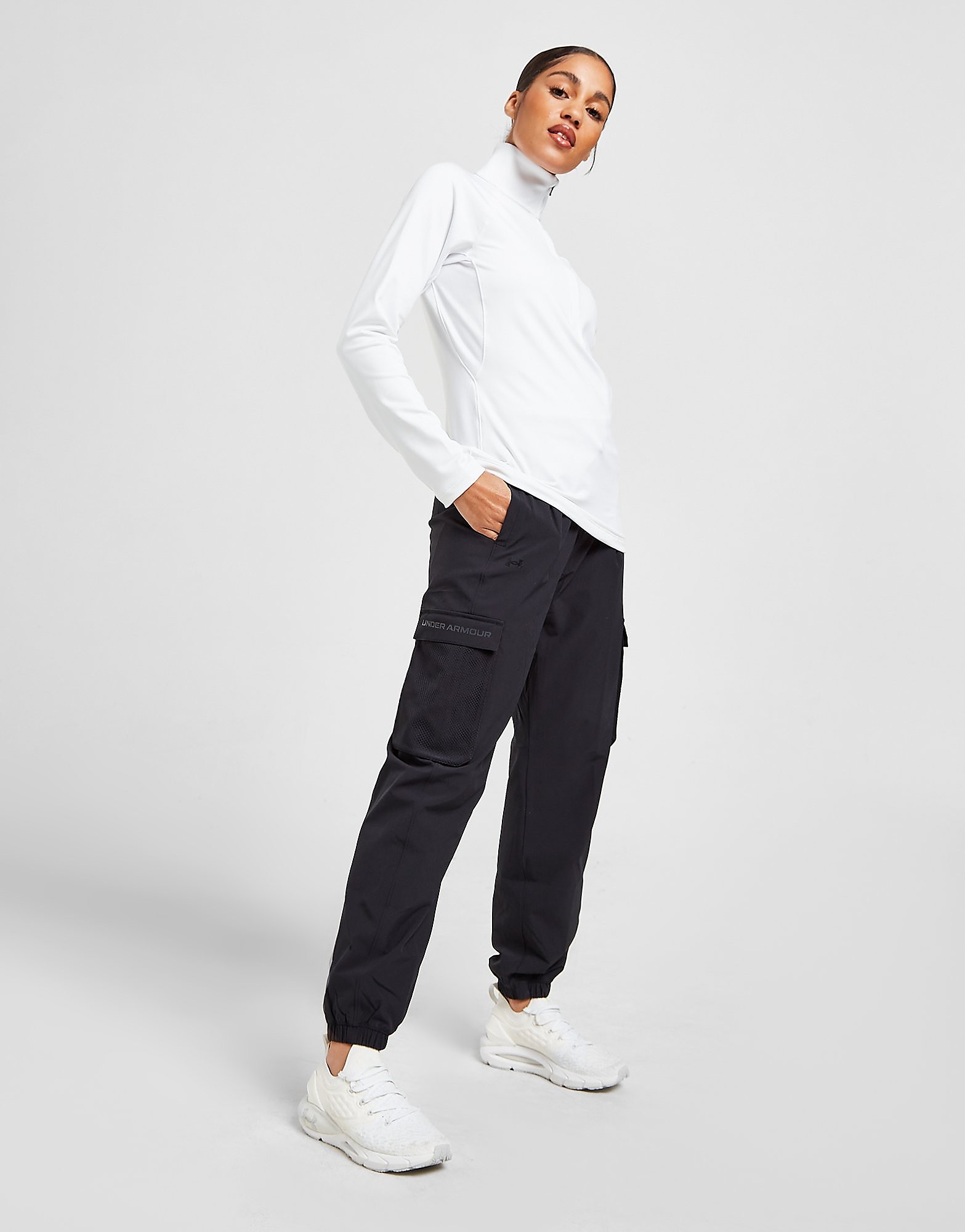 

Under Armour Rush Woven Joggers - Black - Womens, Black