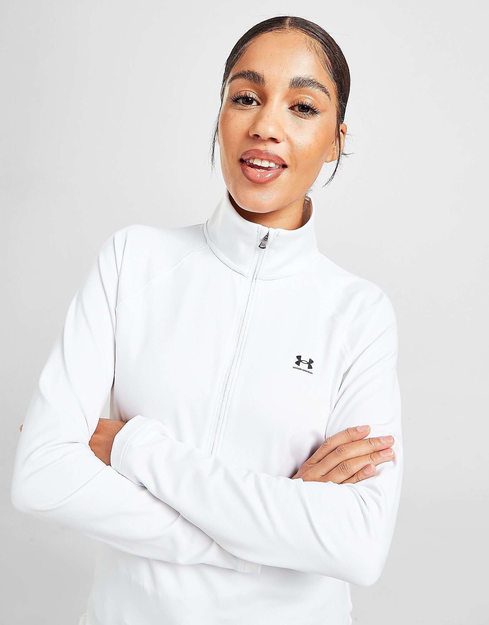 

Under Armour Authentics ColdGear 1/4 Zip Top - White - Womens, White