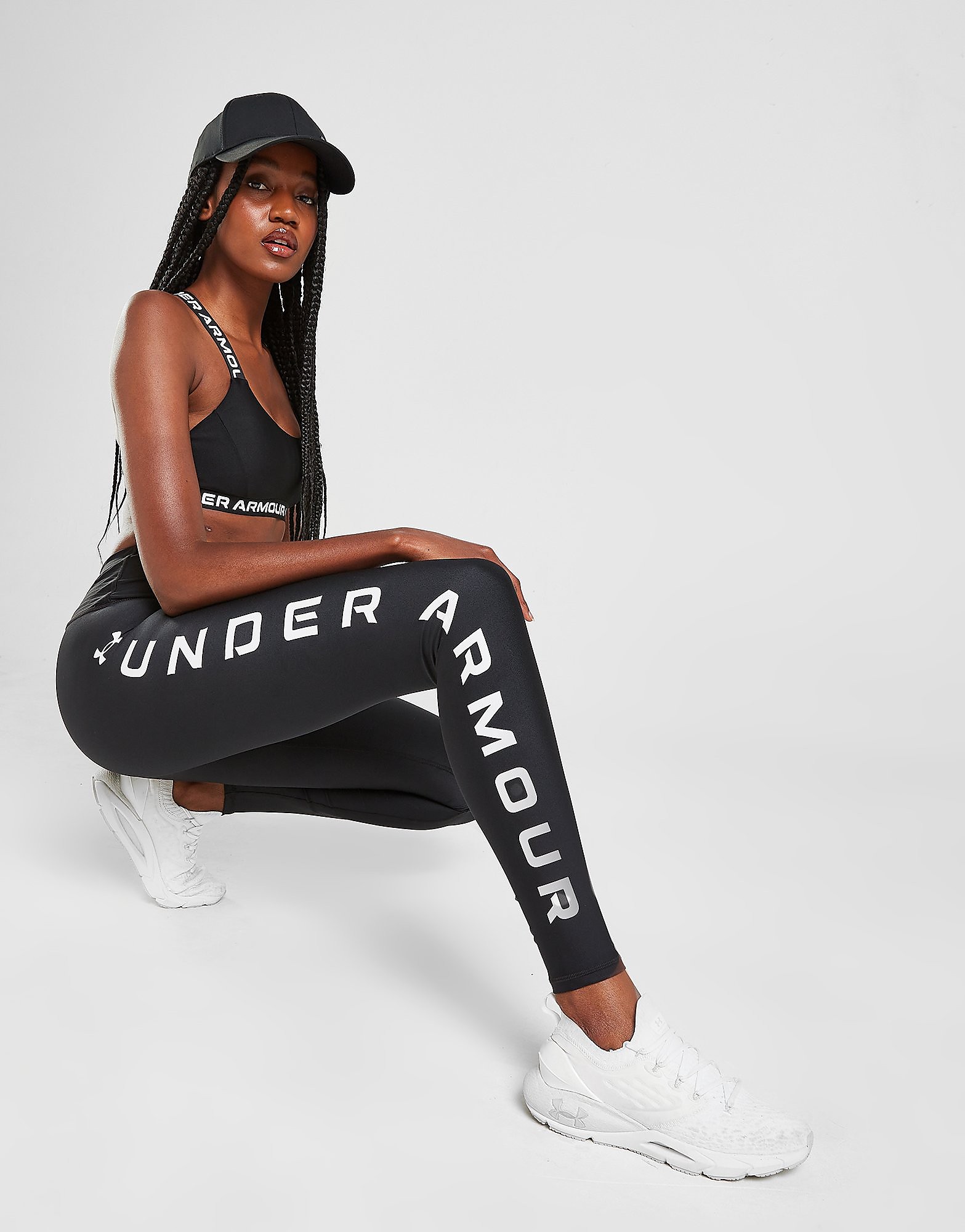 

Under Armour HeatGear Wordmark Tights - Black - Womens, Black