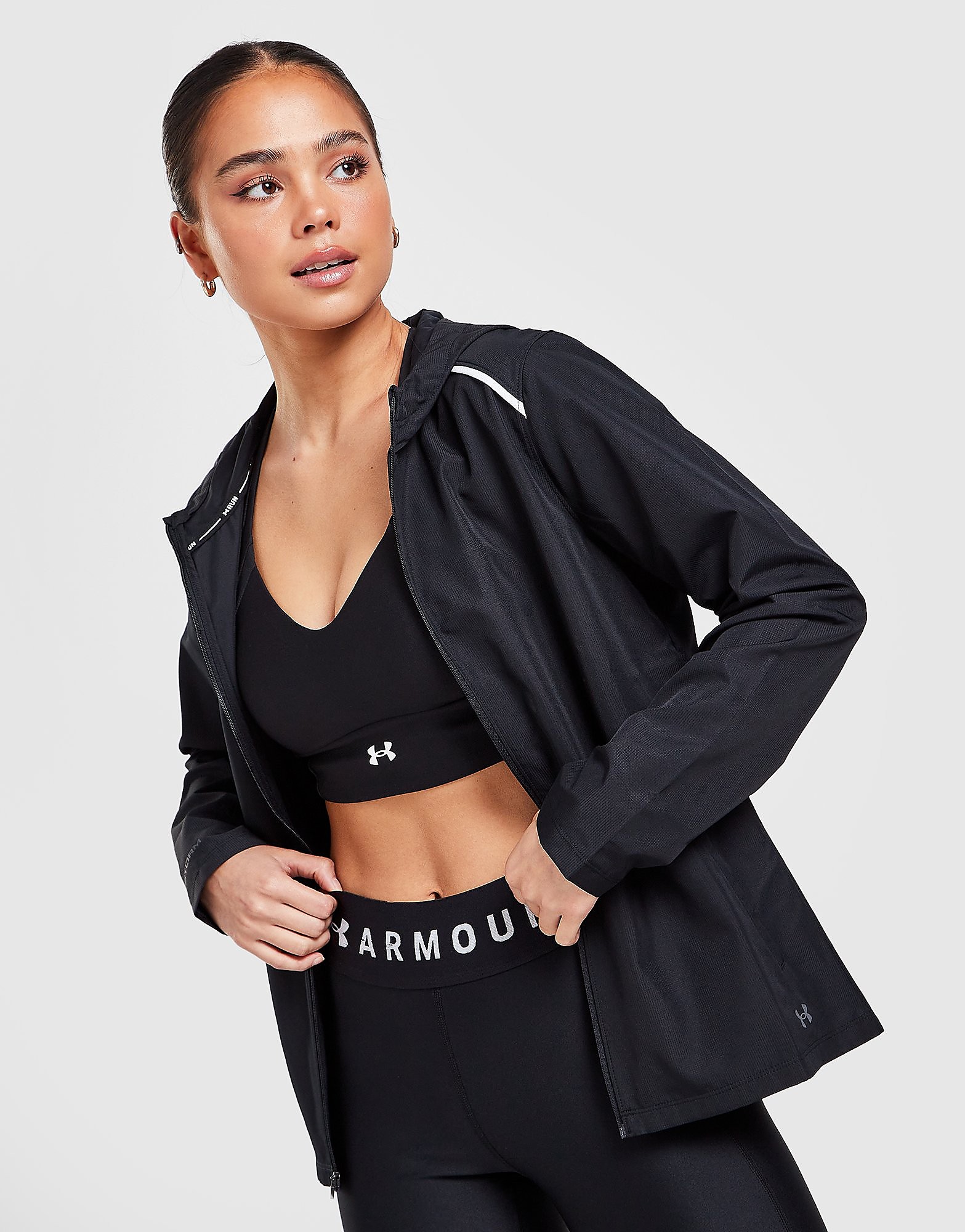 Under Armour Storm Running Jacket - Black - Womens, Black
