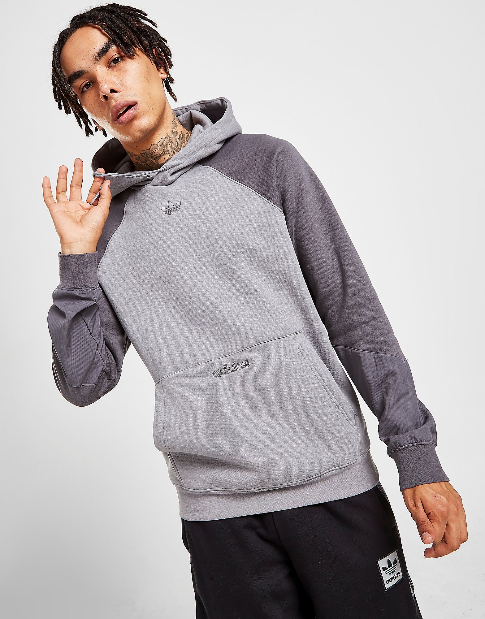 

adidas Originals Spirit Hoodie - Grey - Mens, Grey