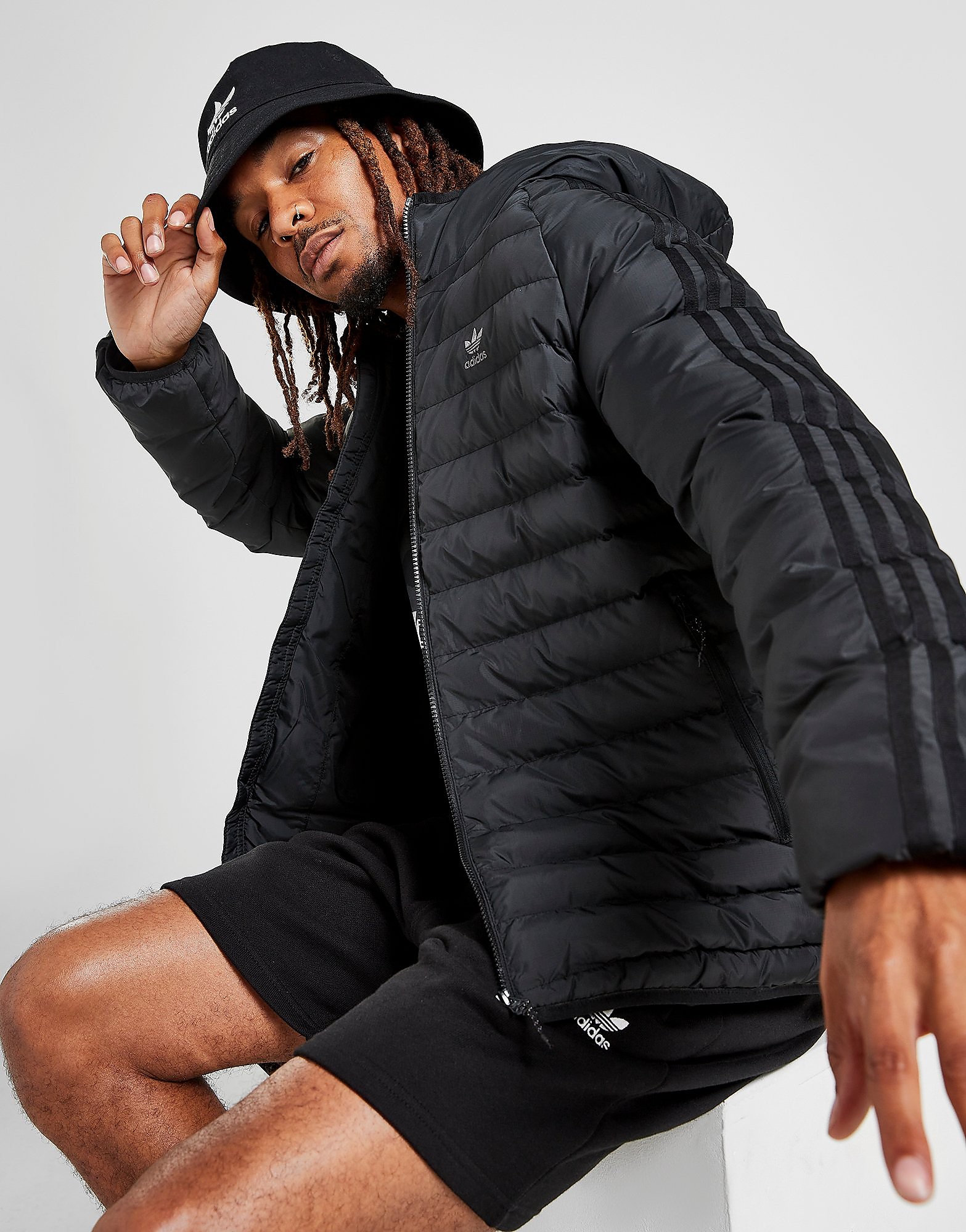 

adidas Originals Bubble Jacket - Only at JD - Black - Mens, Black