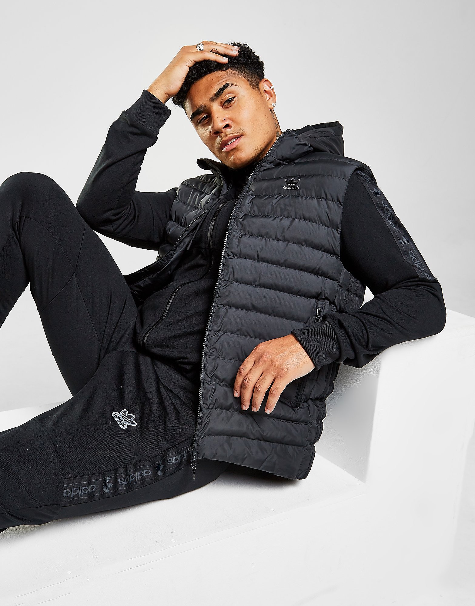 

adidas Originals Gilet - Only at JD - Black - Mens, Black