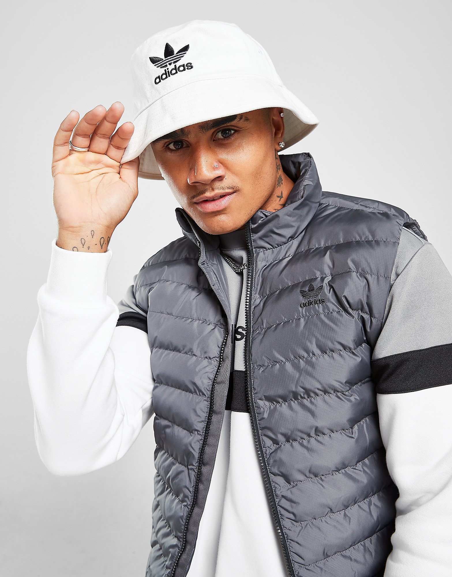 

adidas Originals Gilet - Only at JD - Grey - Mens, Grey