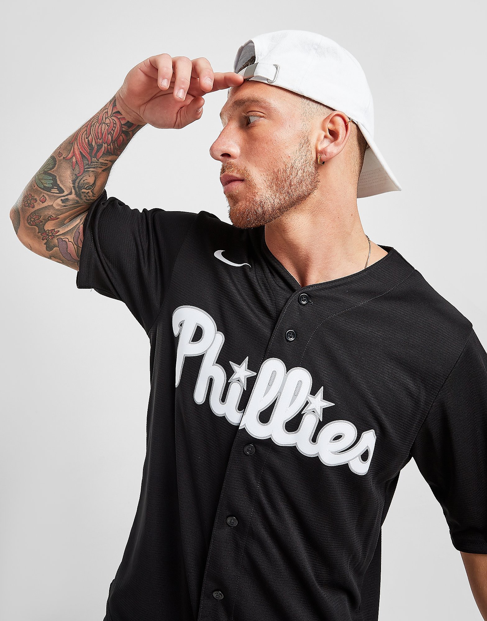 

Nike MLB Philadelphia Phillies Blackout Jersey - Black - Mens, Black