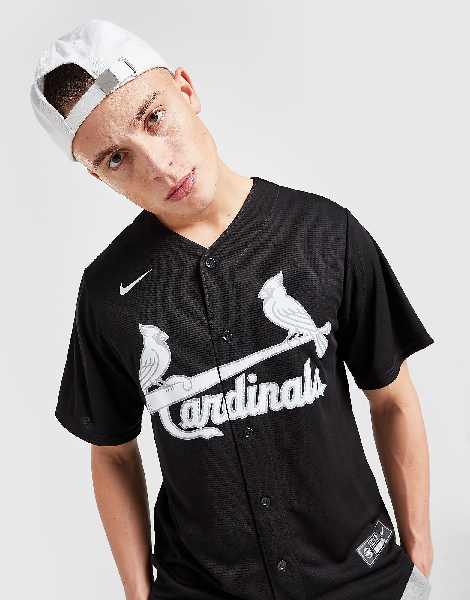 

Nike MLB St.Louis Cardinals Blackout Jersey - Black - Mens, Black