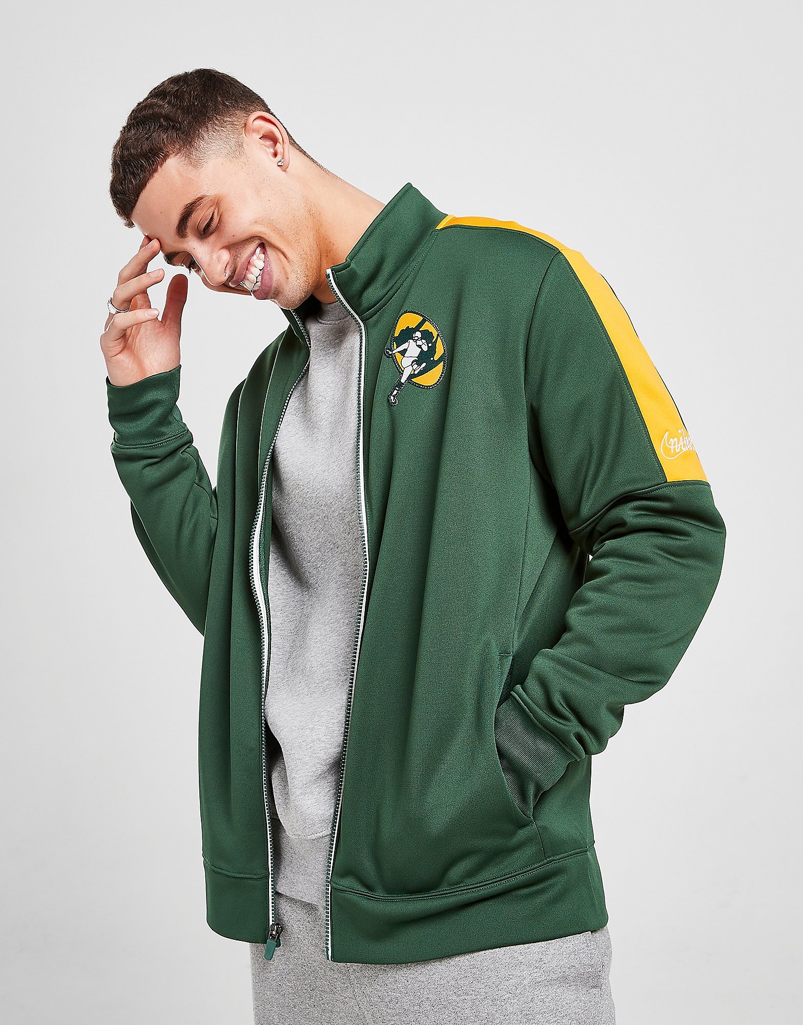 

Nike NFL Green Bay Packers Track Jacket - Green - Mens, Green