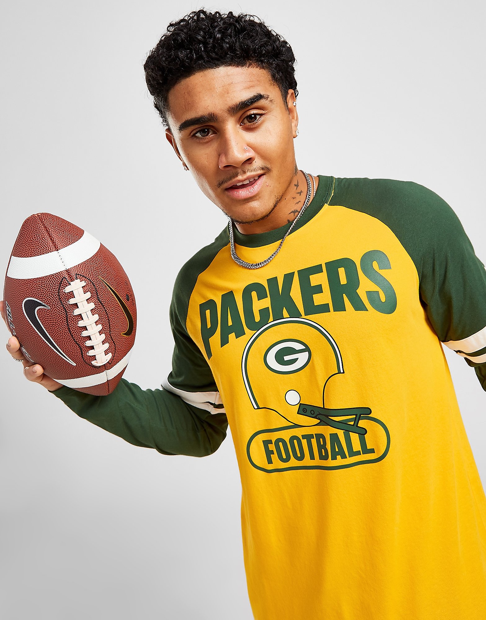 

Nike NBA Green Bay Packers Long Sleeve T-Shirt - Yellow - Mens, Yellow