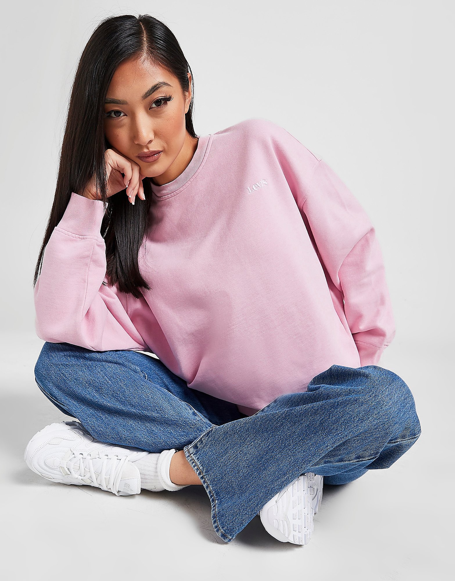 

Levis WFH Crew Sweatshirt - Pink - Womens, Pink