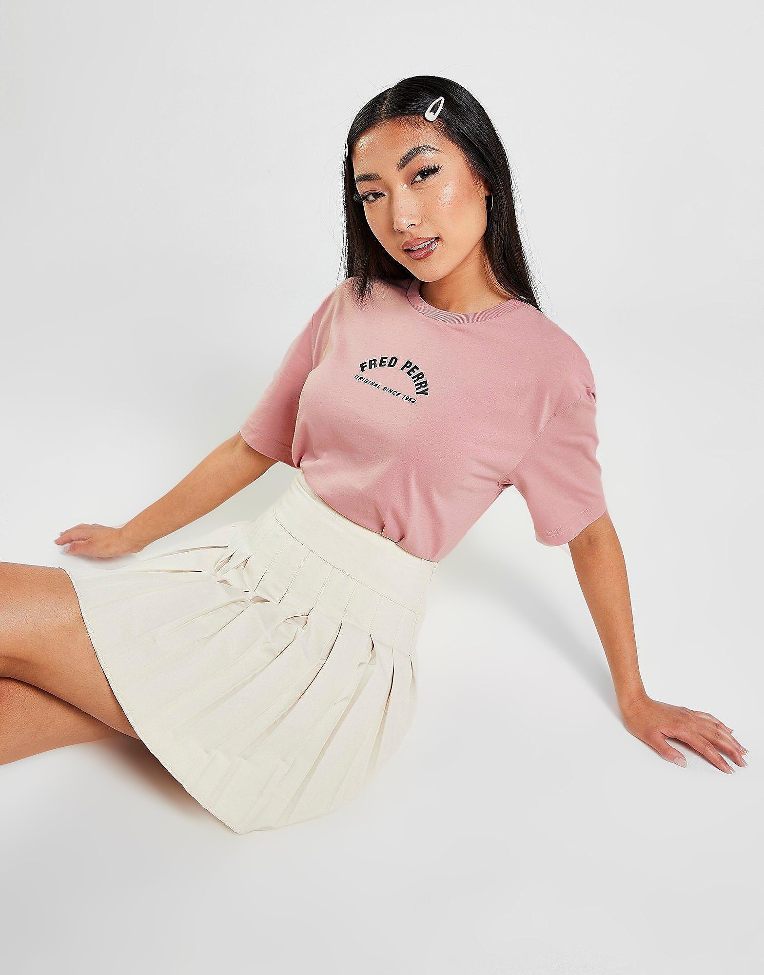 

Fred Perry Arch Logo T-Shirt - Pink - Womens, Pink